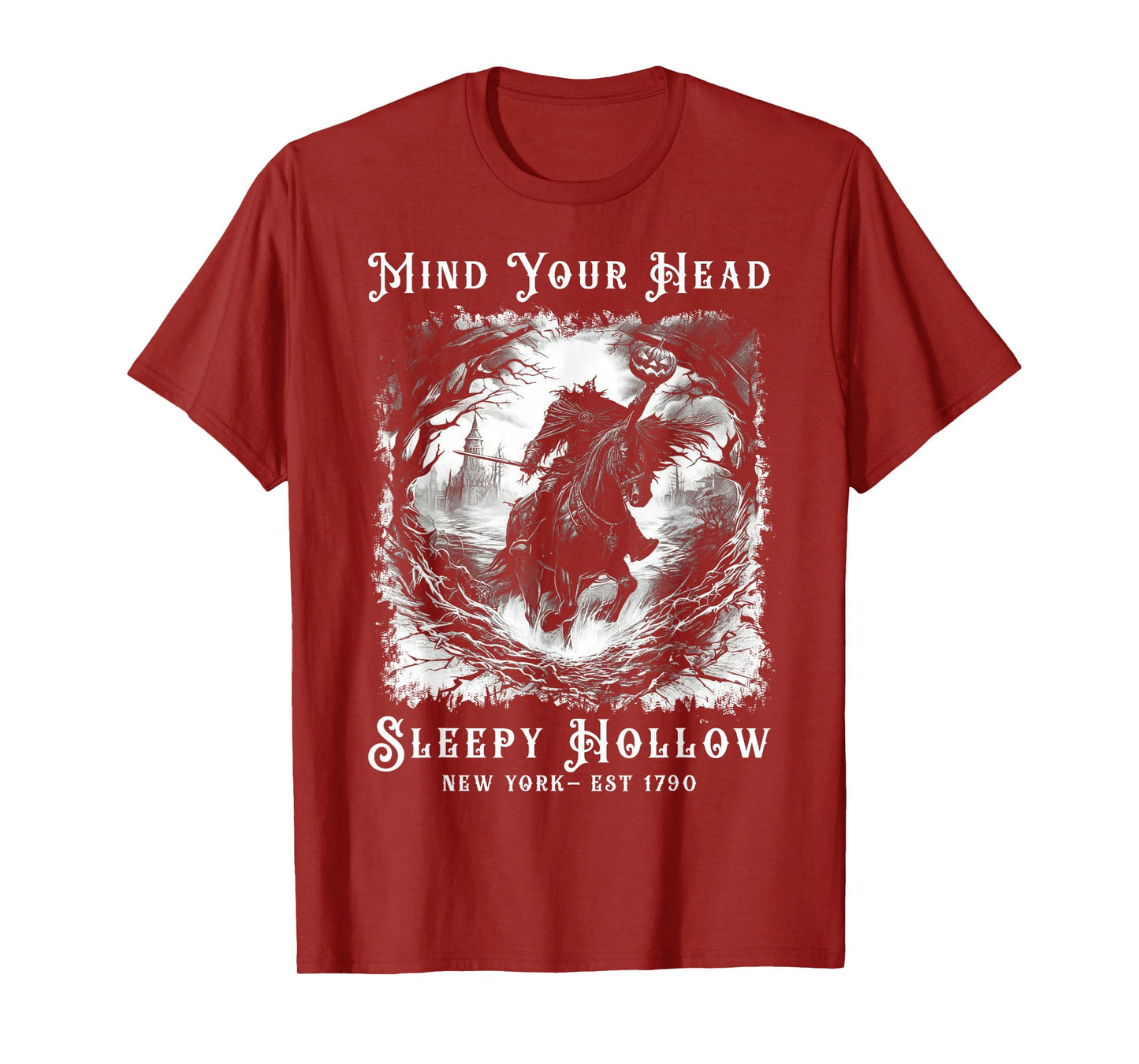 Vintage Mind Your Head Sleepy Hollow Headless Horseman T-Shirt