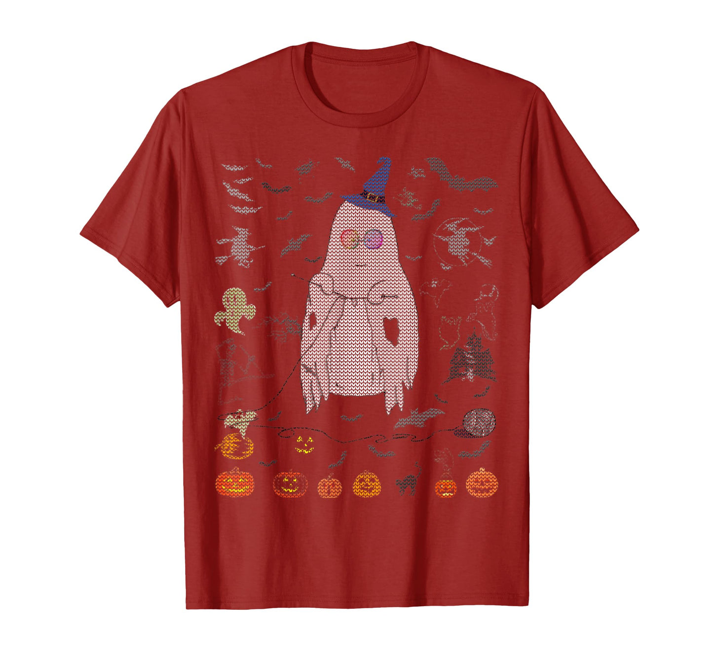 Cute Ghost Ugly Halloween Sweater Funny Halloween T-Shirt