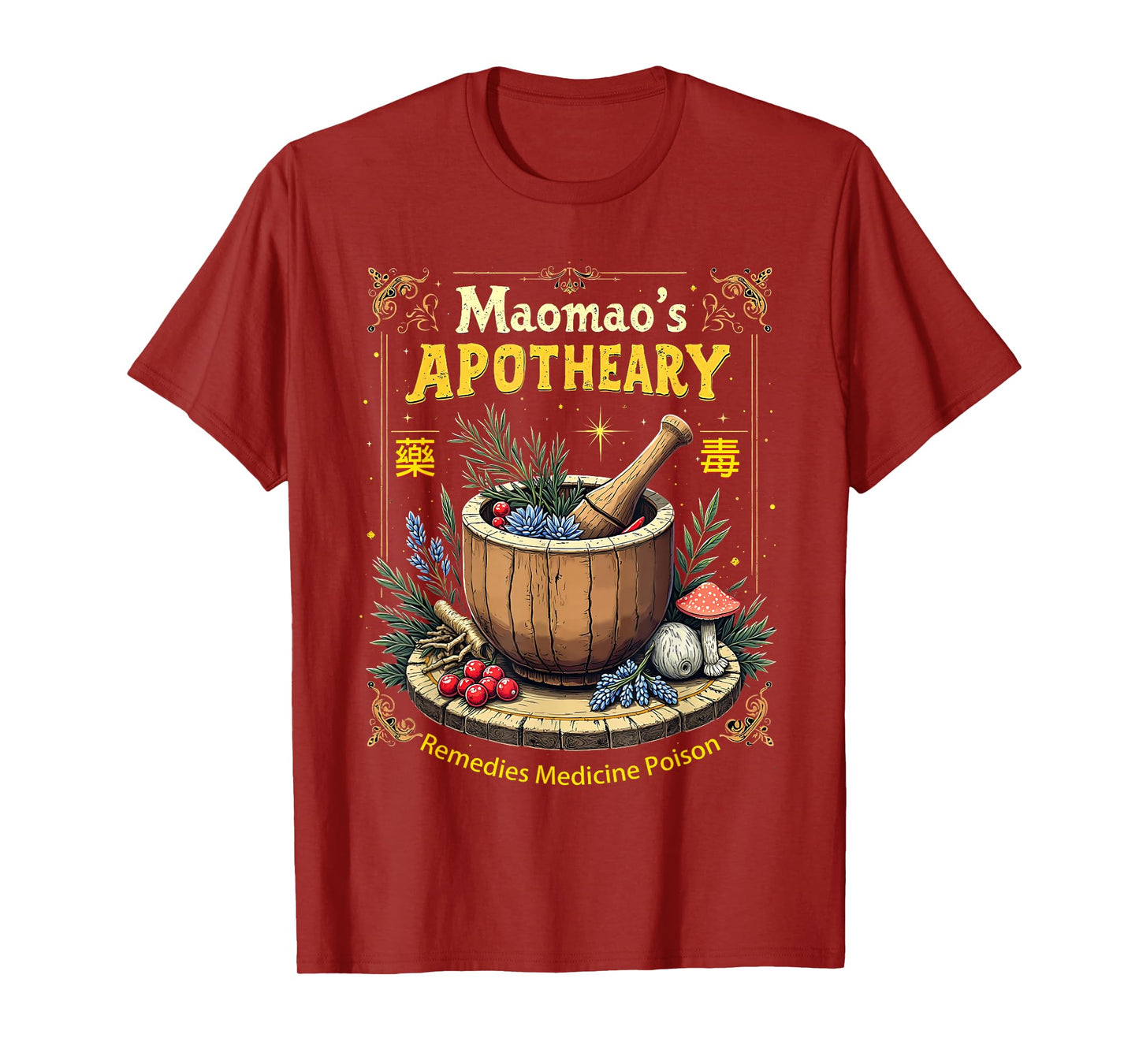 Maomao's Apothecary Fantasy Herbal Potion Art T-Shirt