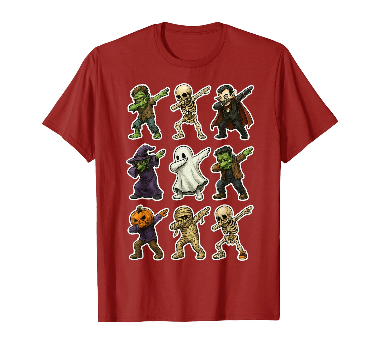 Cute Scary Monsters Halloween Party T-Shirt