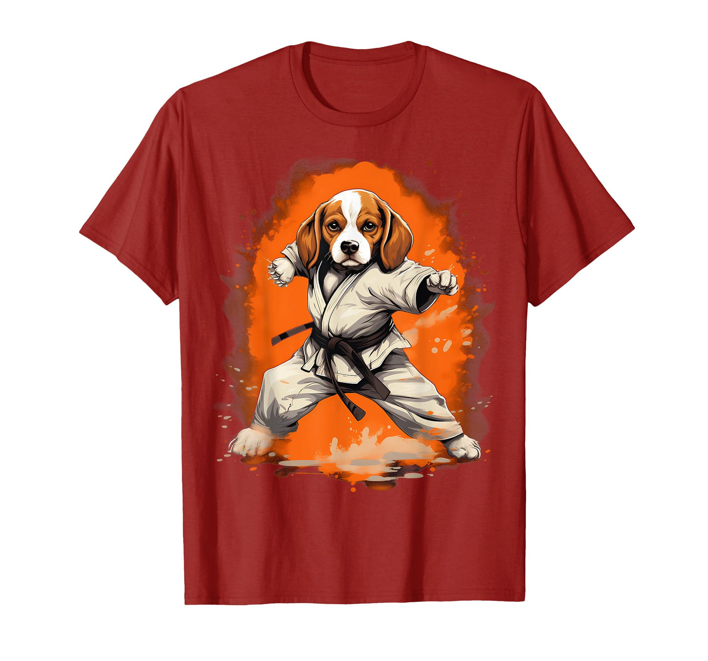 MMA Beagle Dog Karate Men Women Kids T-Shirt