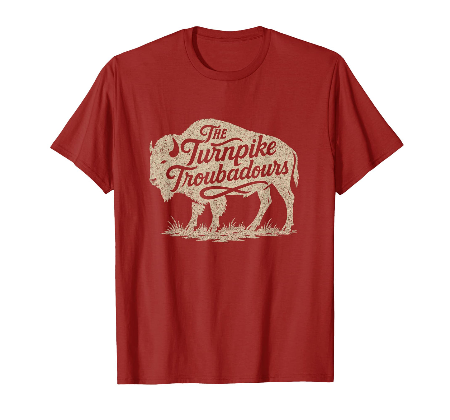 Vintage Turnpike Distressed Country Music Graphic T-Shirt