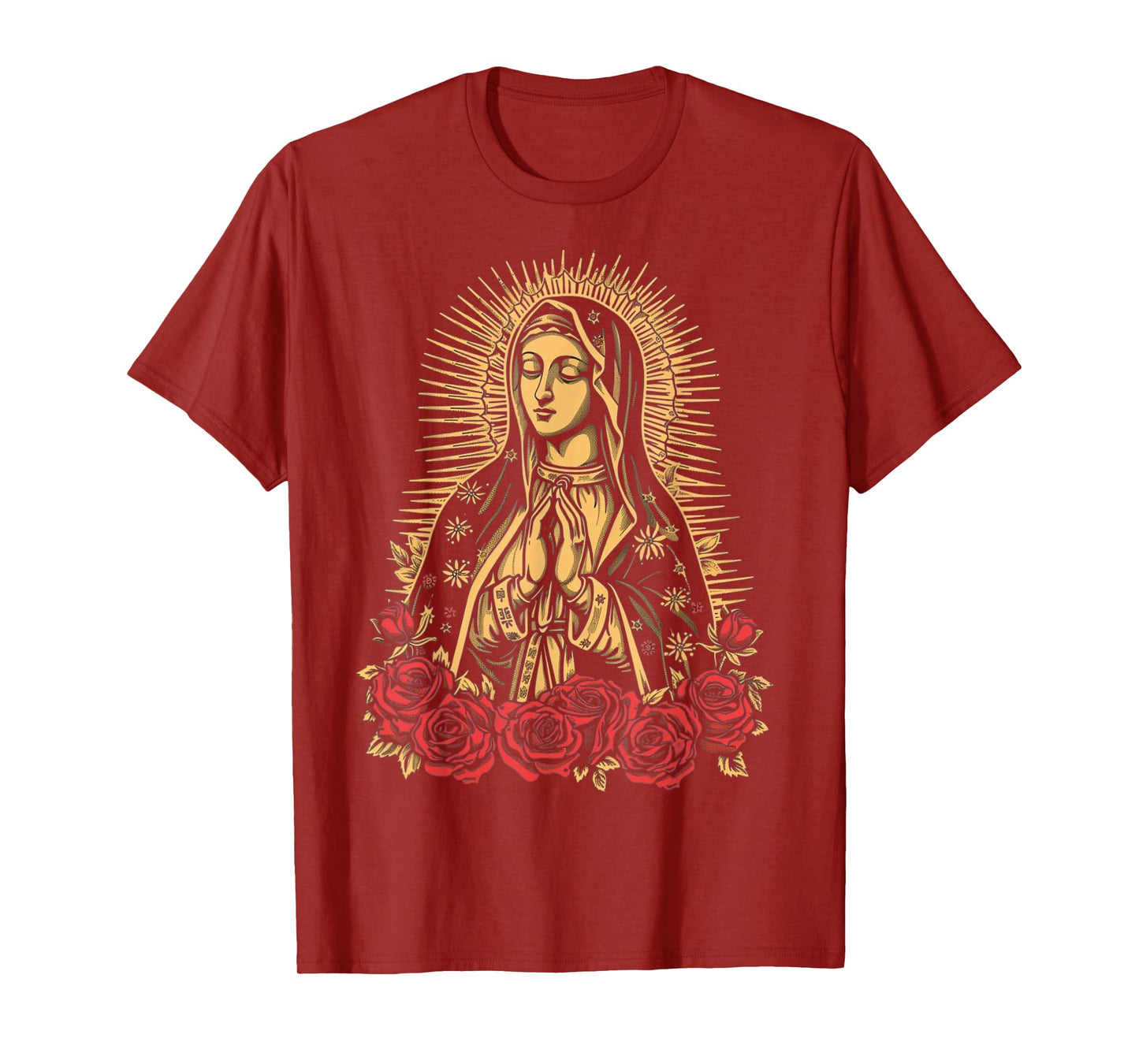 Our Lady De Guadalupe Sant Mary For Christians, Catholics T-Shirt