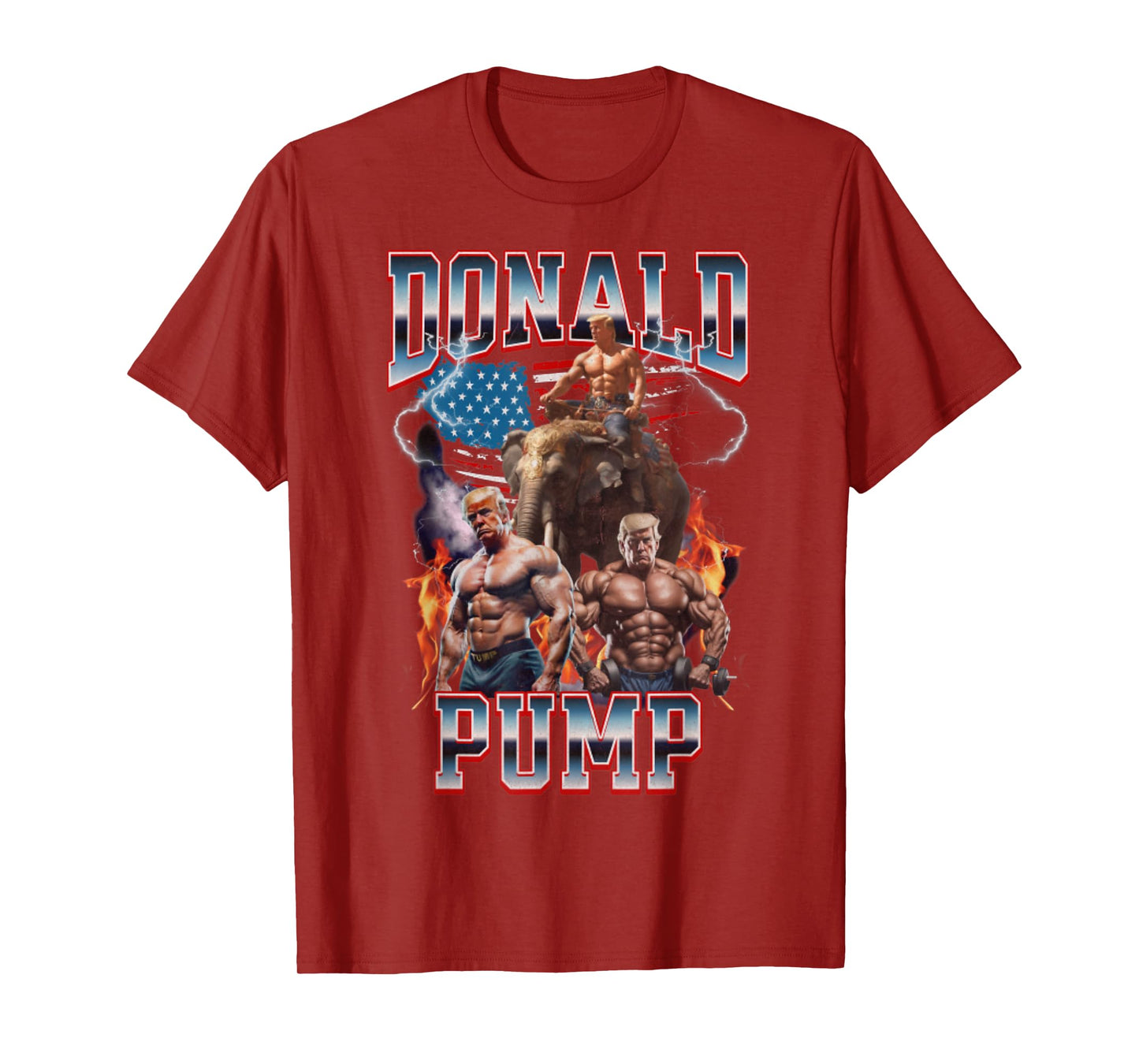 Donald Pump Trump Gym Pump Cover T-Shirt