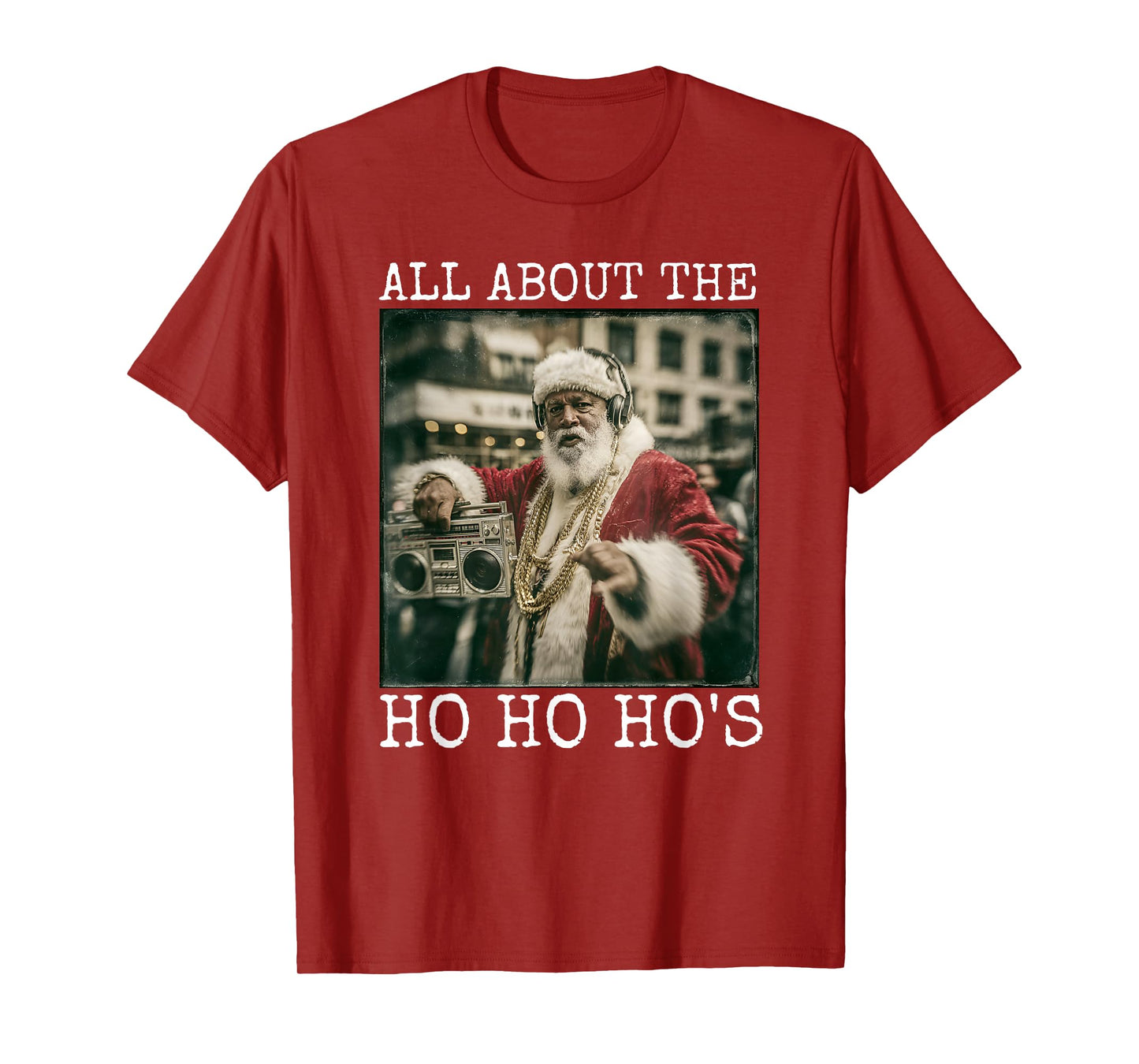 Funny African American Santa T-Shirt