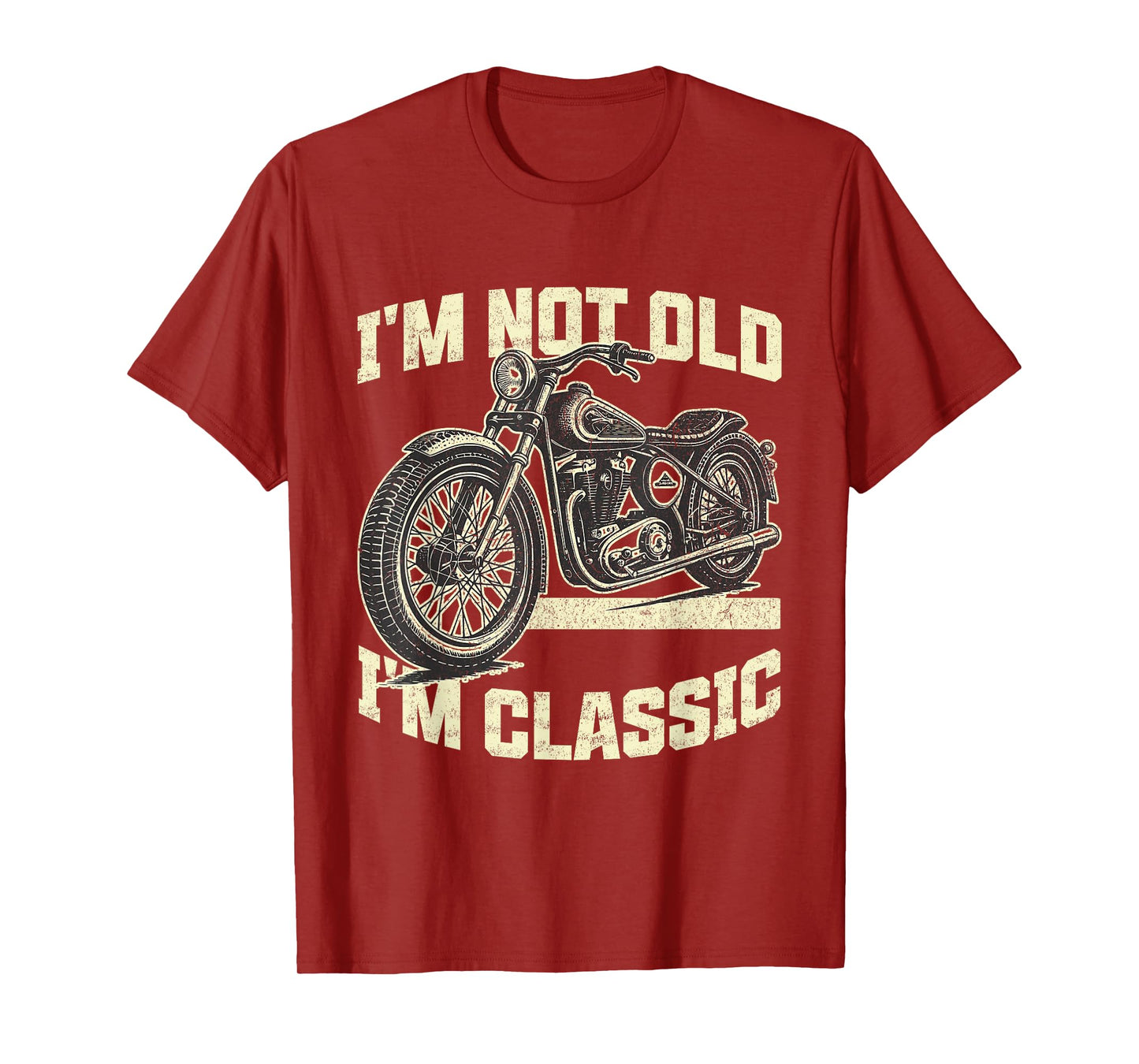 I’m Not Old I’m Classic Vintage Motorcycle Funny Biker Men T-Shirt