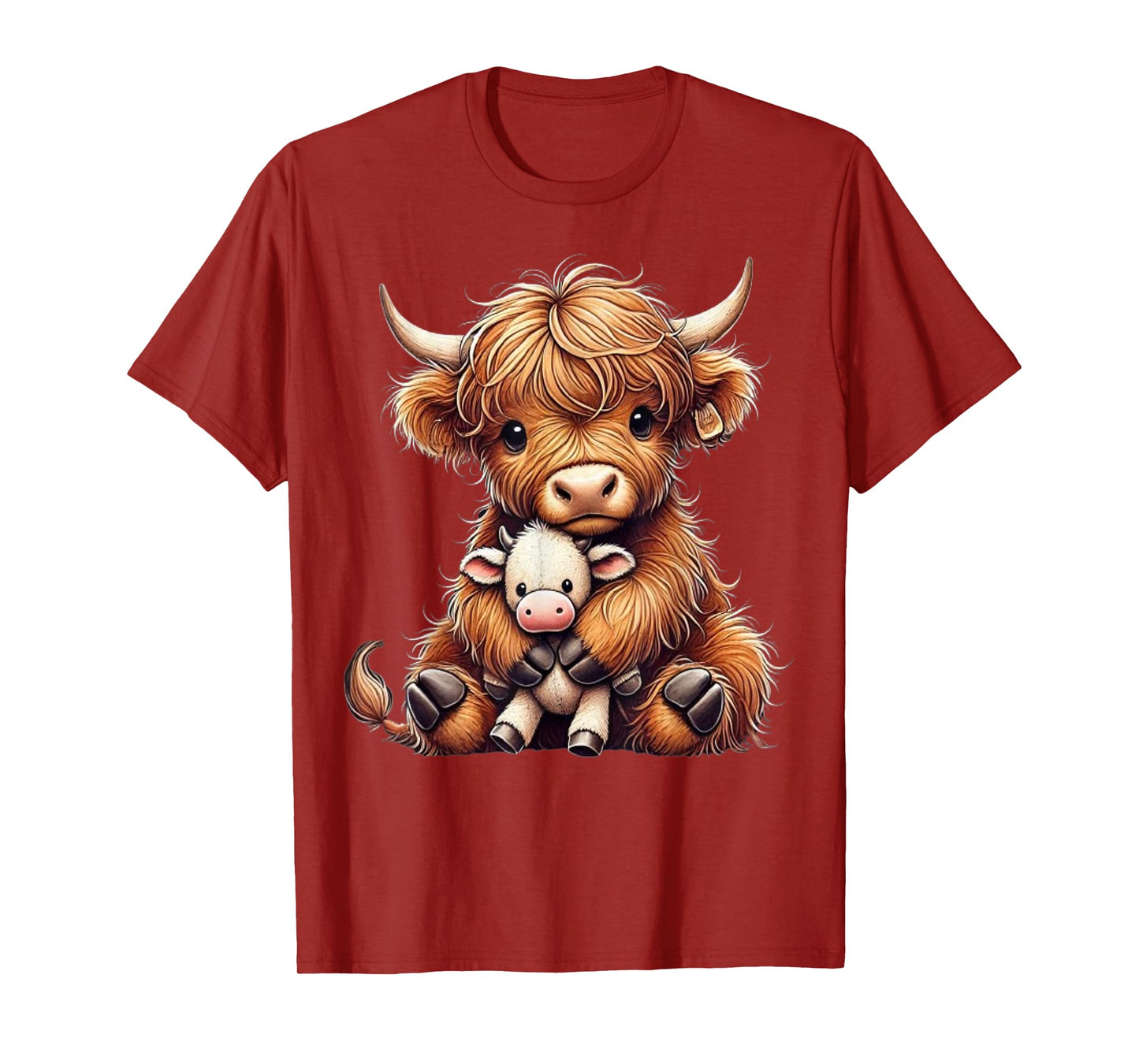 Highland cow design for farmers and highland cow T-Shirt