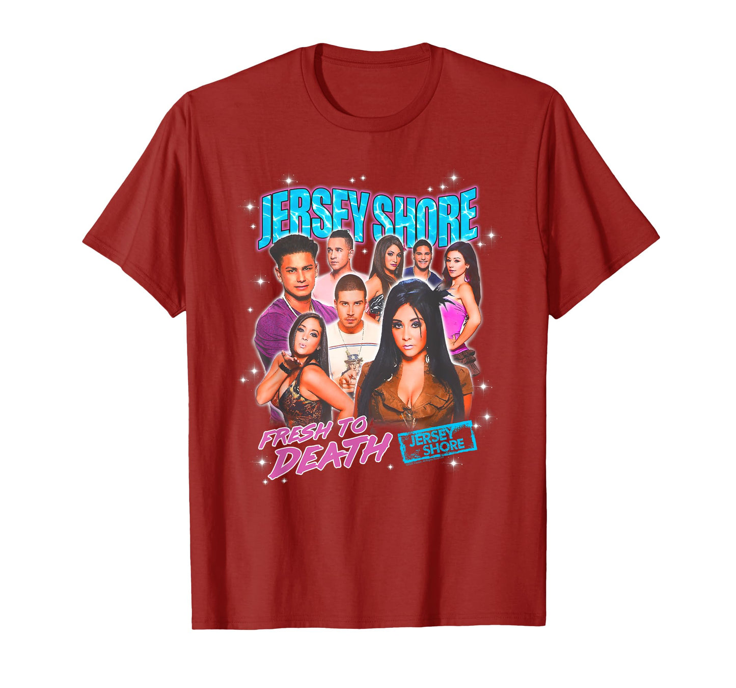 Jersey Shore Fresh to Death Cast Photo Reality TV Show T-Shirt