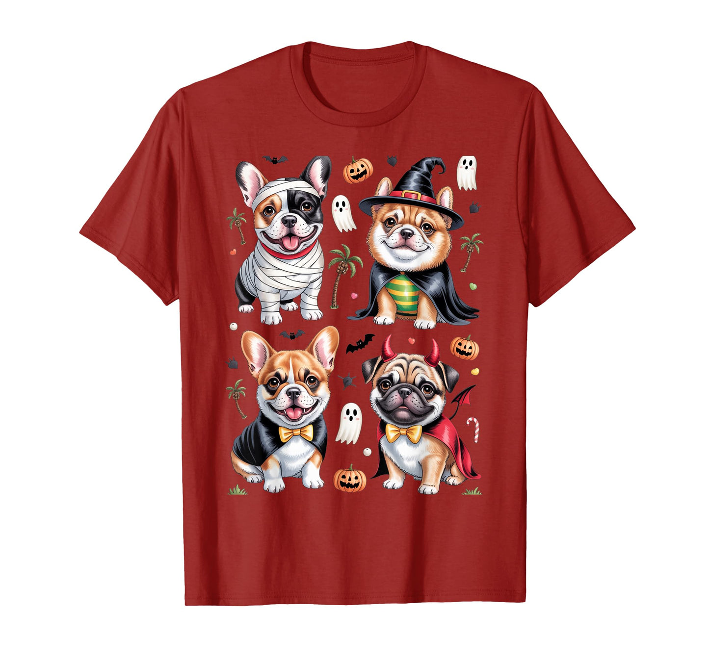 Cute Dog Costume Paw-Some Halloween Squad T-Shirt