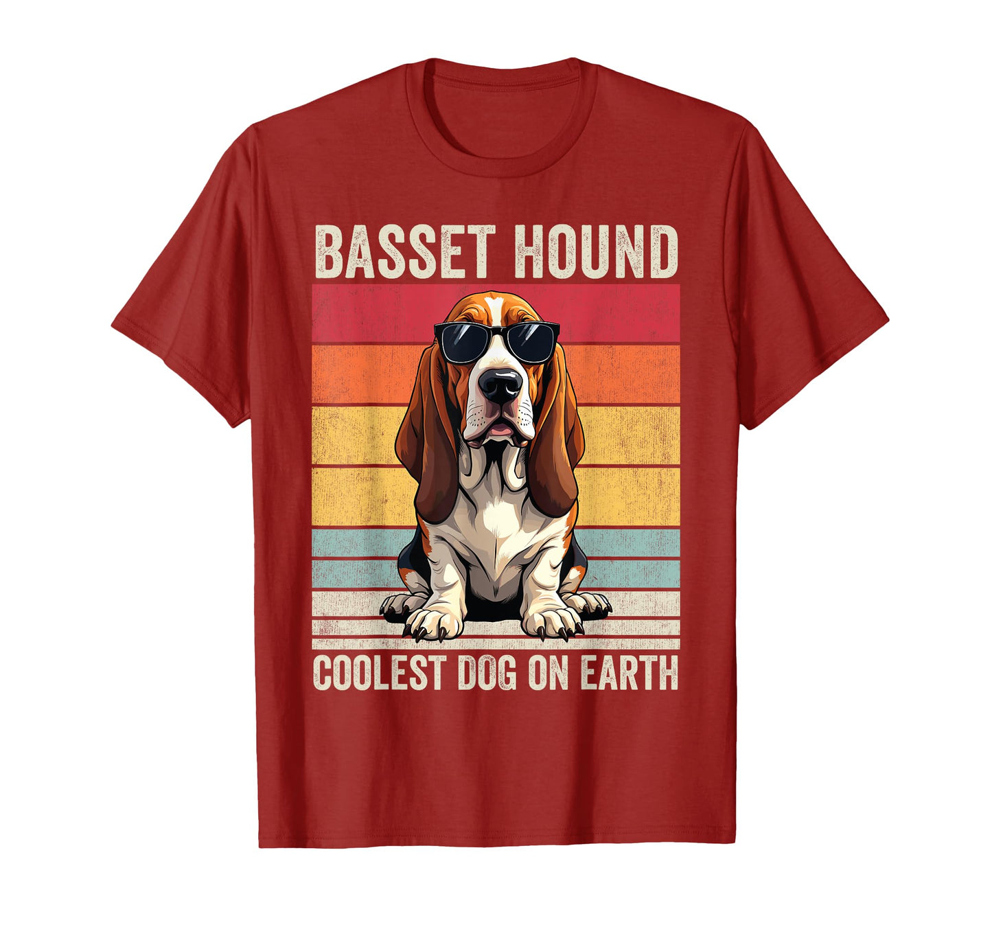 Basset Hound Coolest Dog On Earth, Basset Hound T-Shirt