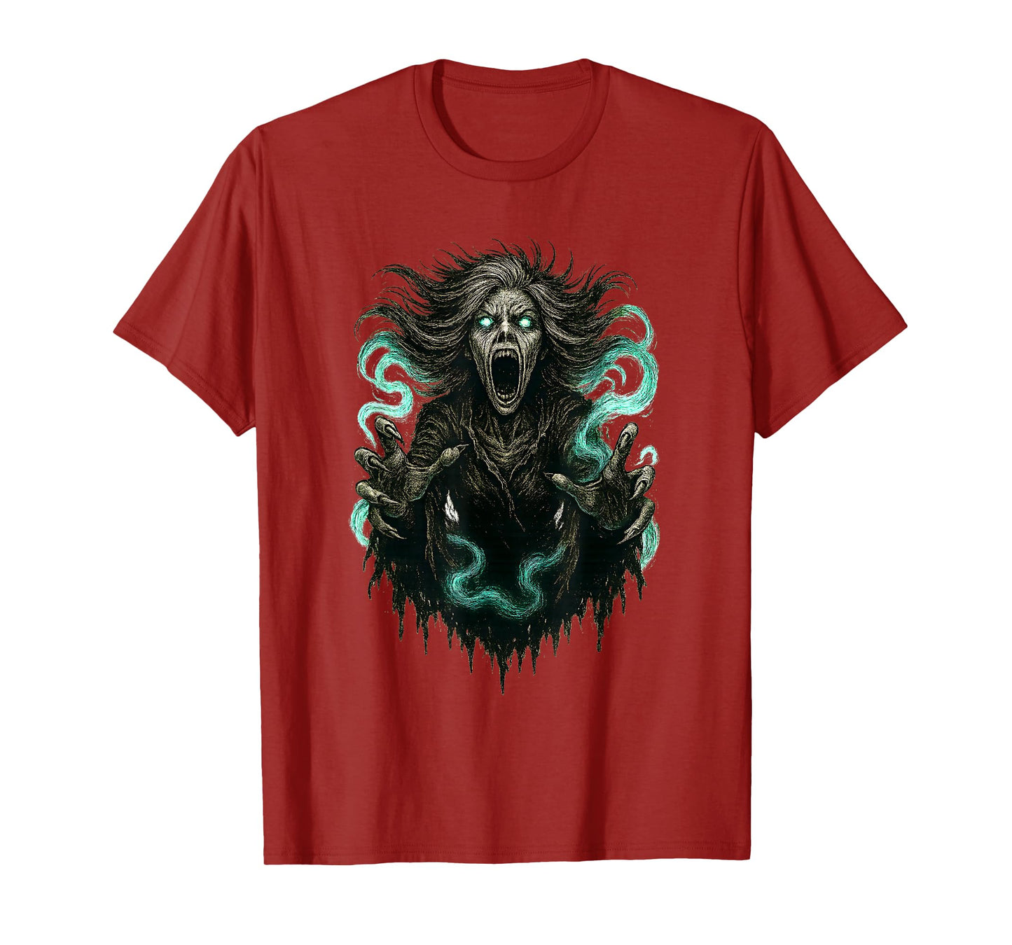 Banshee Wailing Ghost Screamer Spirit Haunting Phantom Tee T-Shirt