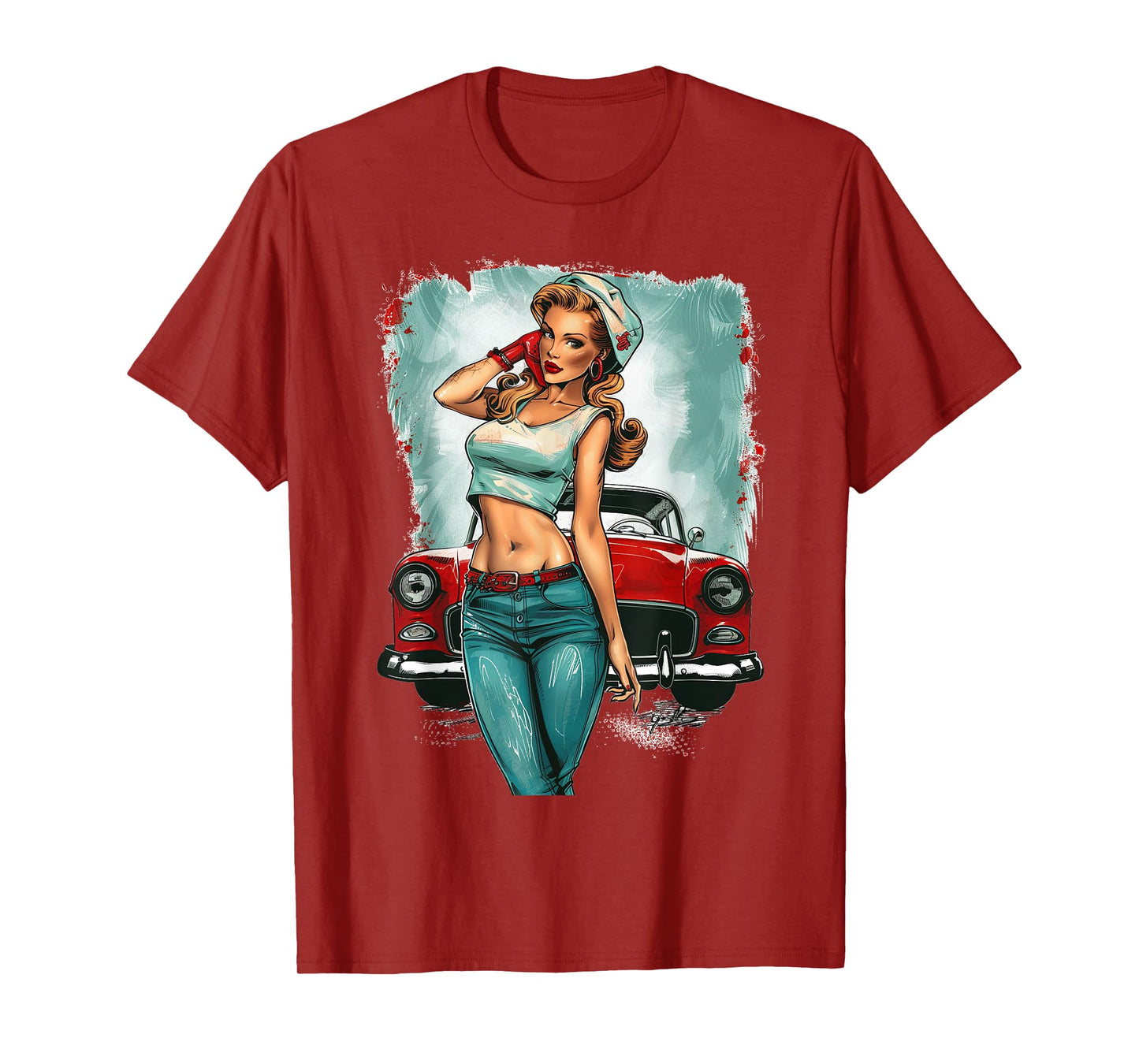 Pinup Girl Pin Up Vintage Retro girls T-Shirt