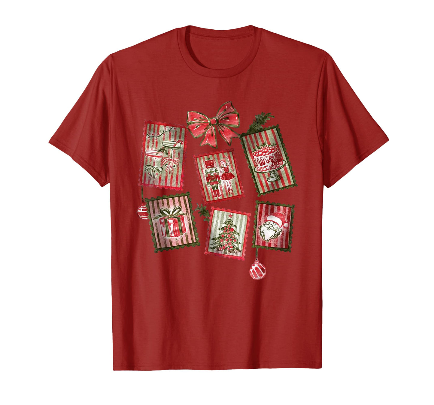 Vintage Whimsical Christmas Nutcracker Ballet Bachelorette T-Shirt