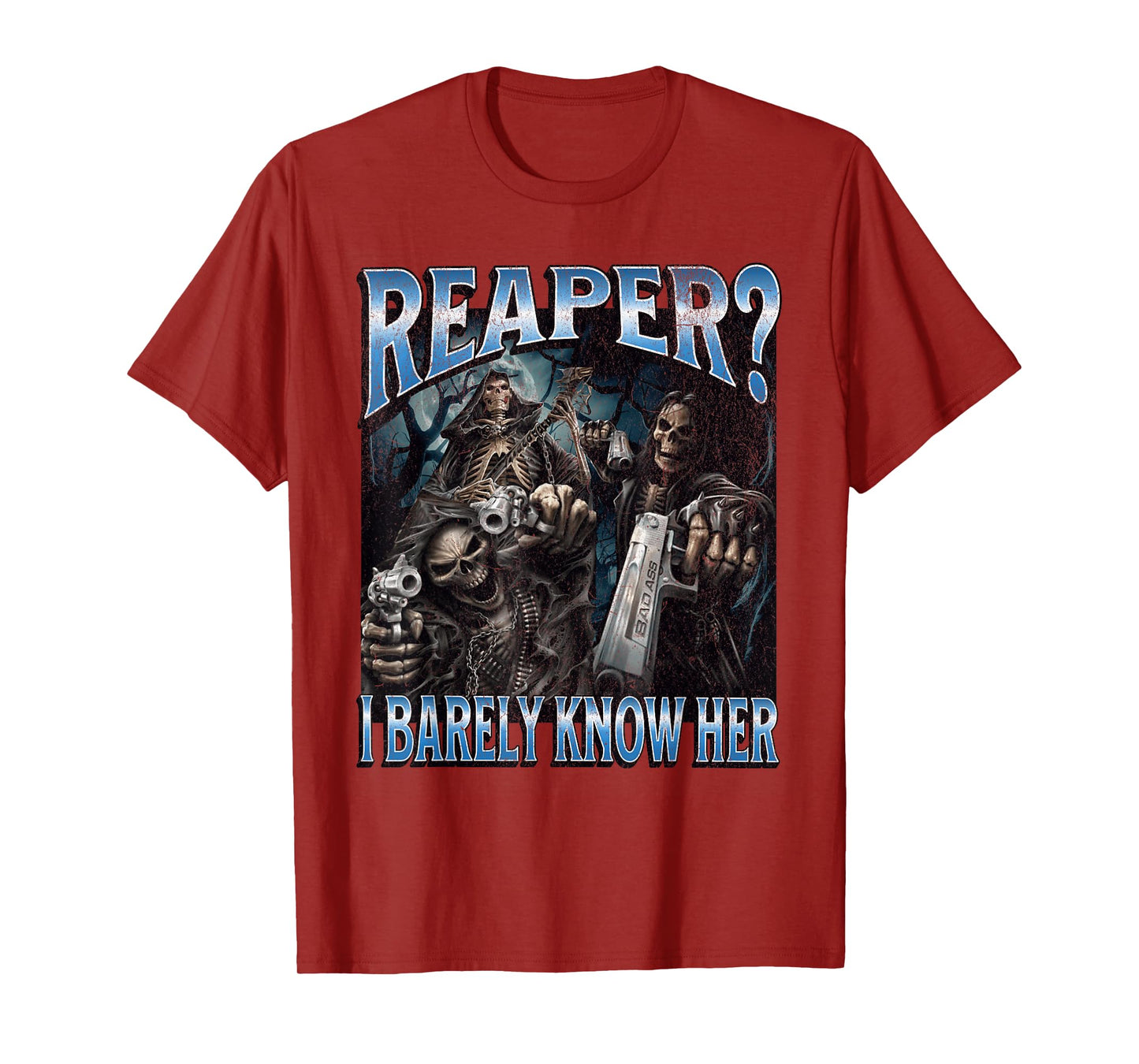 Reaper? Funny Hard Skeleton Meme Bootleg T-Shirt