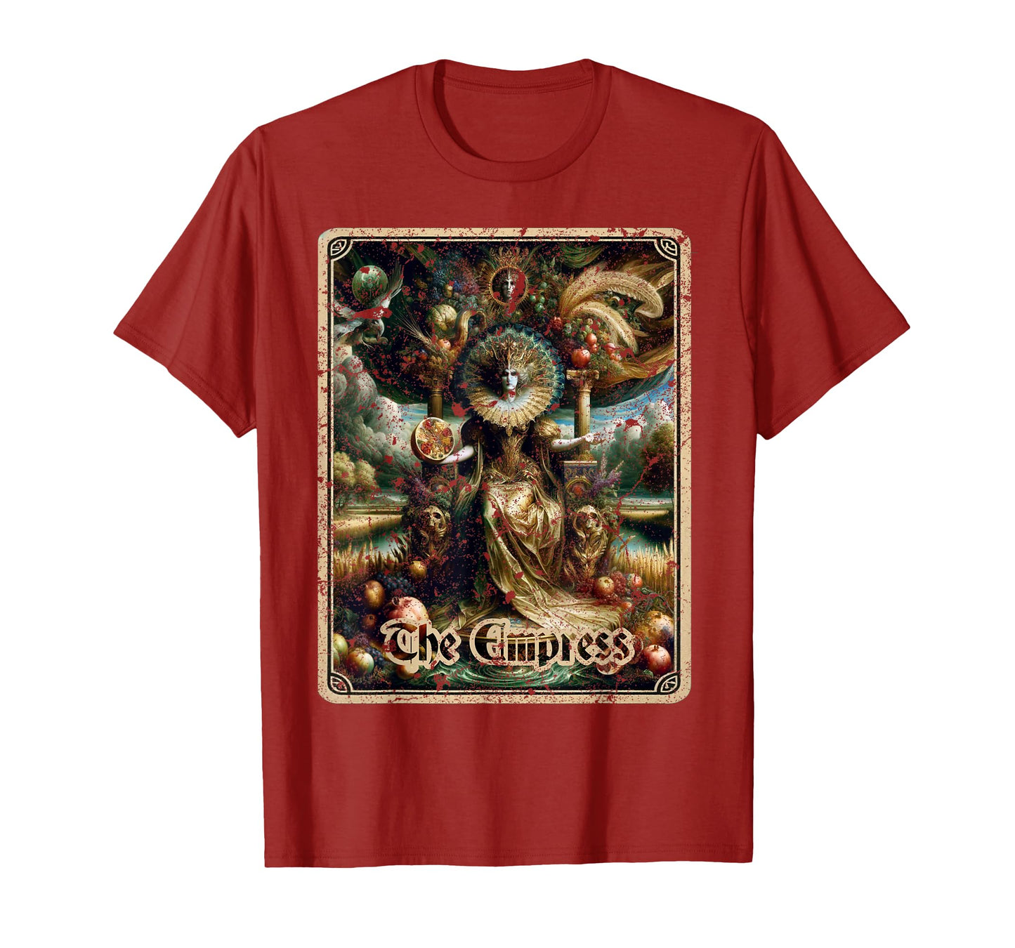 The Empress Tarot Card Goth T-Shirt