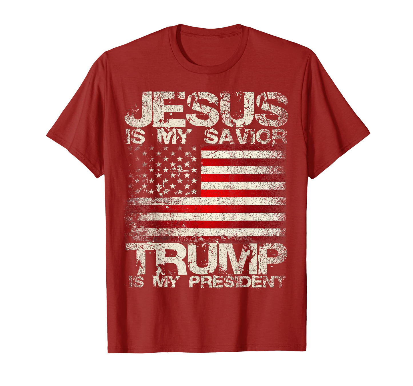 Epic 2024 Jesus Is My Savior Trump Is My President T-Shirt