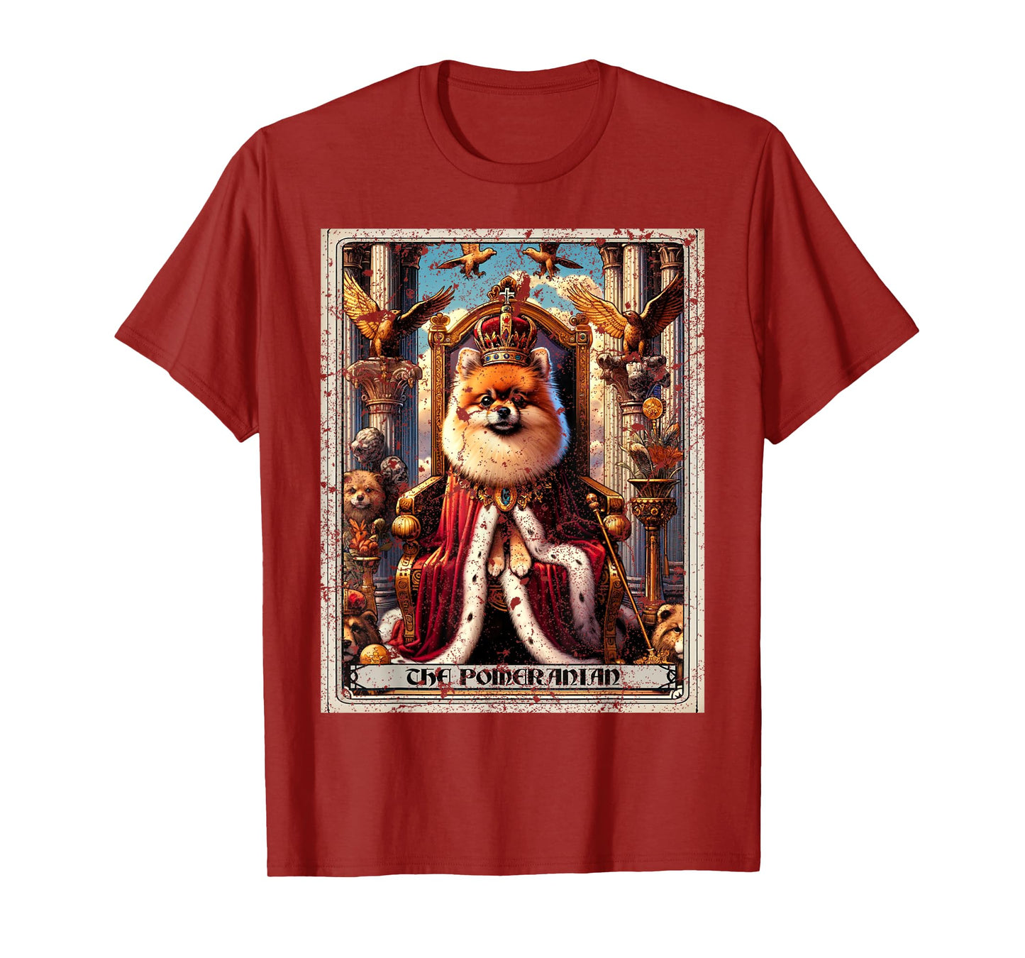 Pomeranian Tarot Card Dog T-Shirt