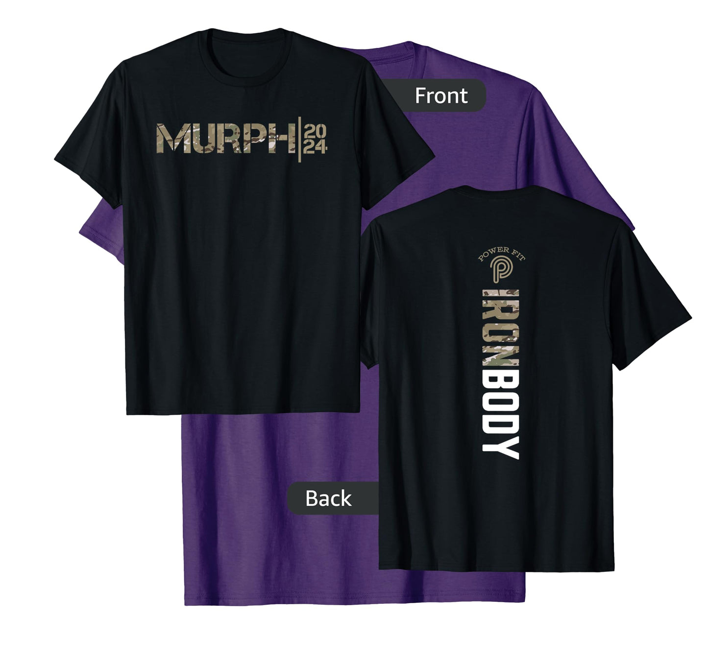Murph Iron Body Amarillo Camo Dark T-Shirt