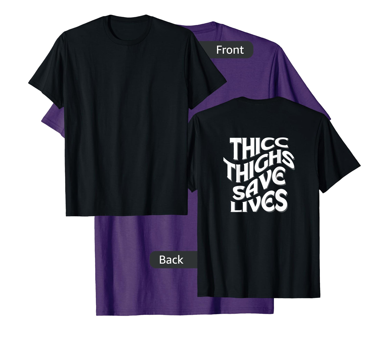 Funny 'THICC THIGHS SAVE LIVES' Gym Pump Cover for the Gym T-Shirt