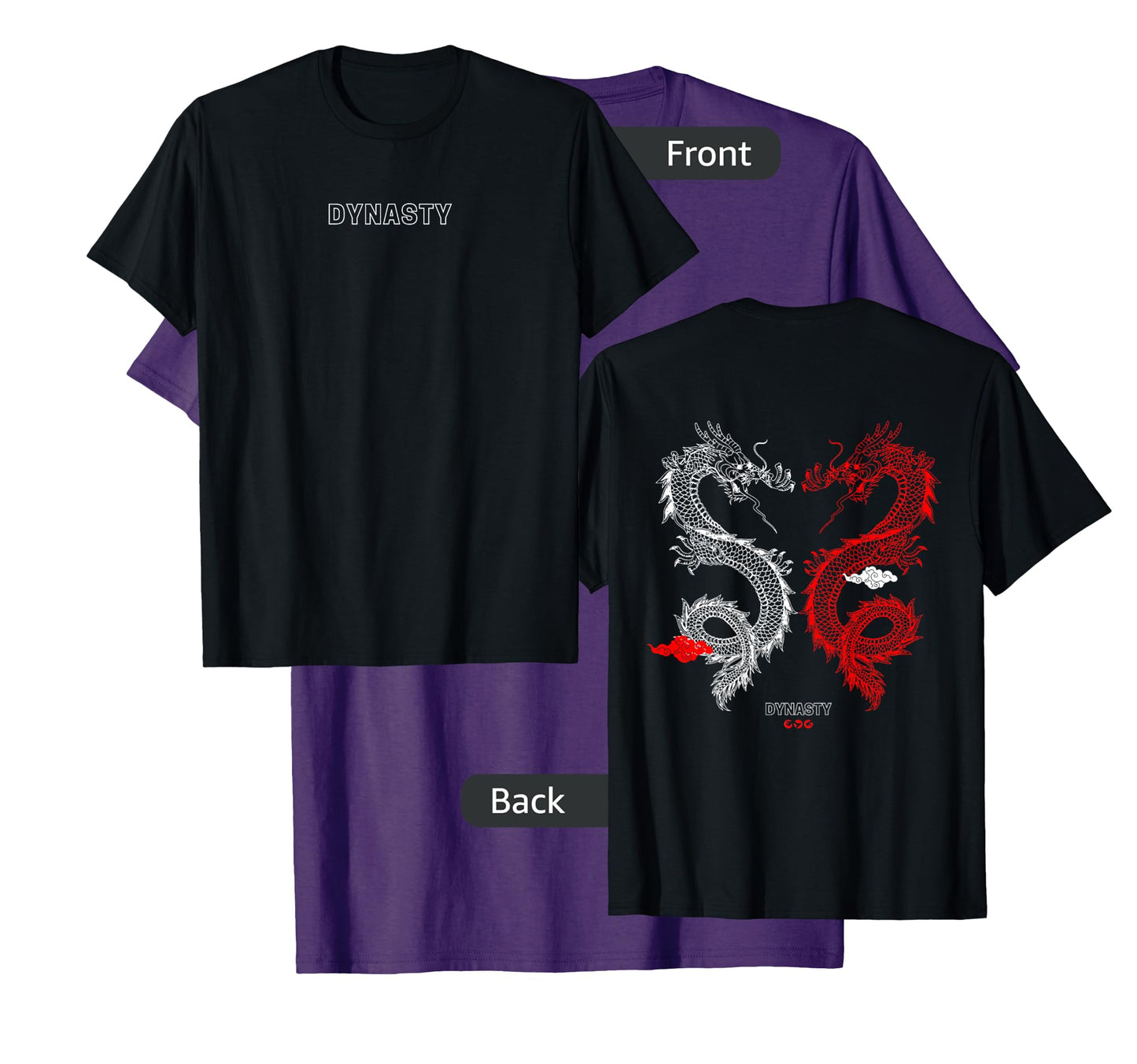Mens Trendy Dynasty Dragon Gym Pump Cover T-Shirt