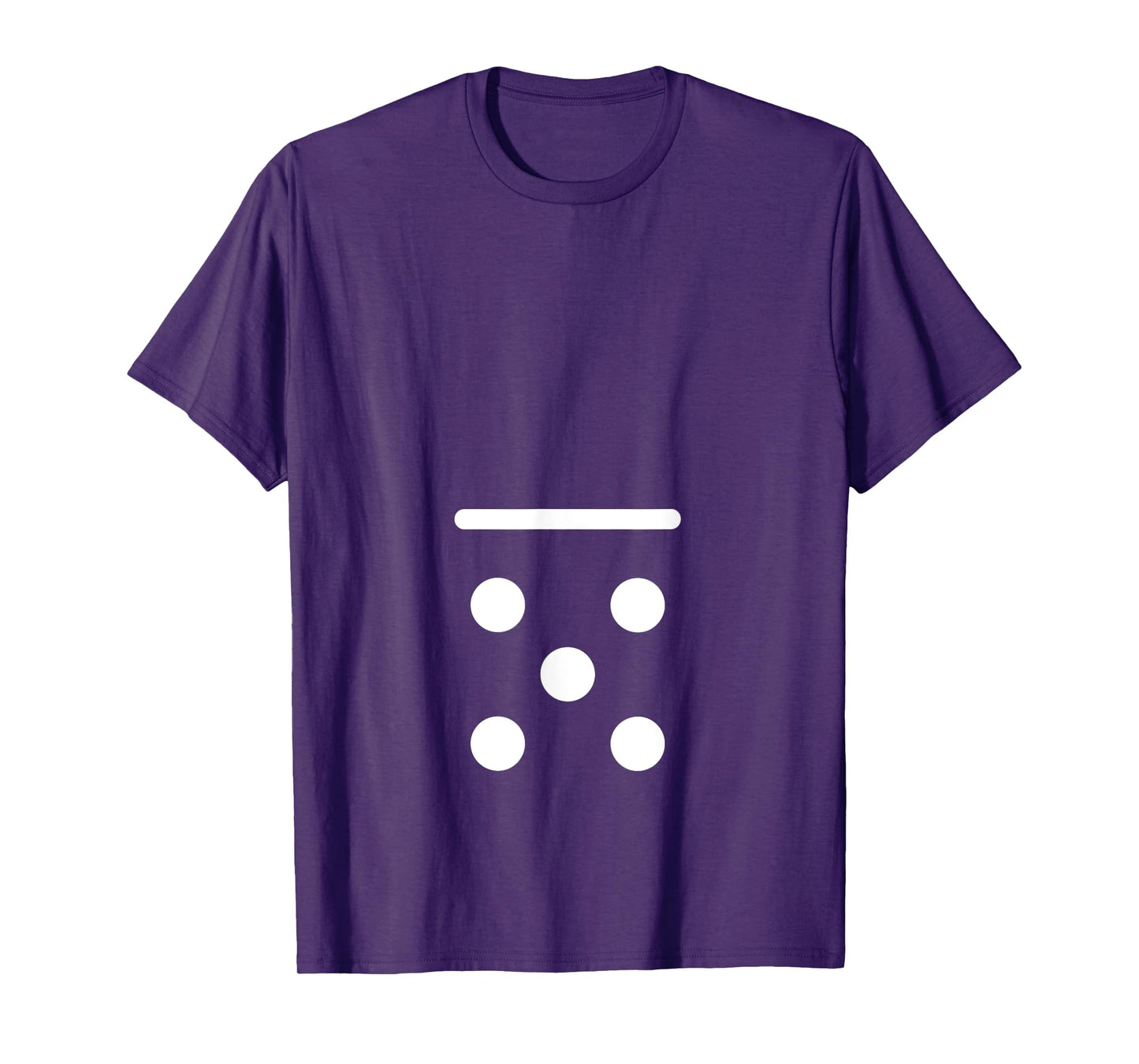Domino Game 0 5 Dots Matching Halloween Group Costume T-Shirt