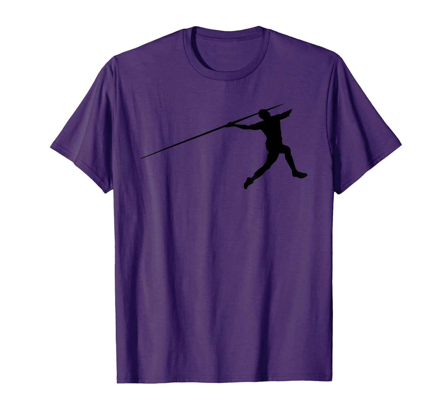Silhouette Javelin Javelineer Spear Thrower Track And Field T-Shirt