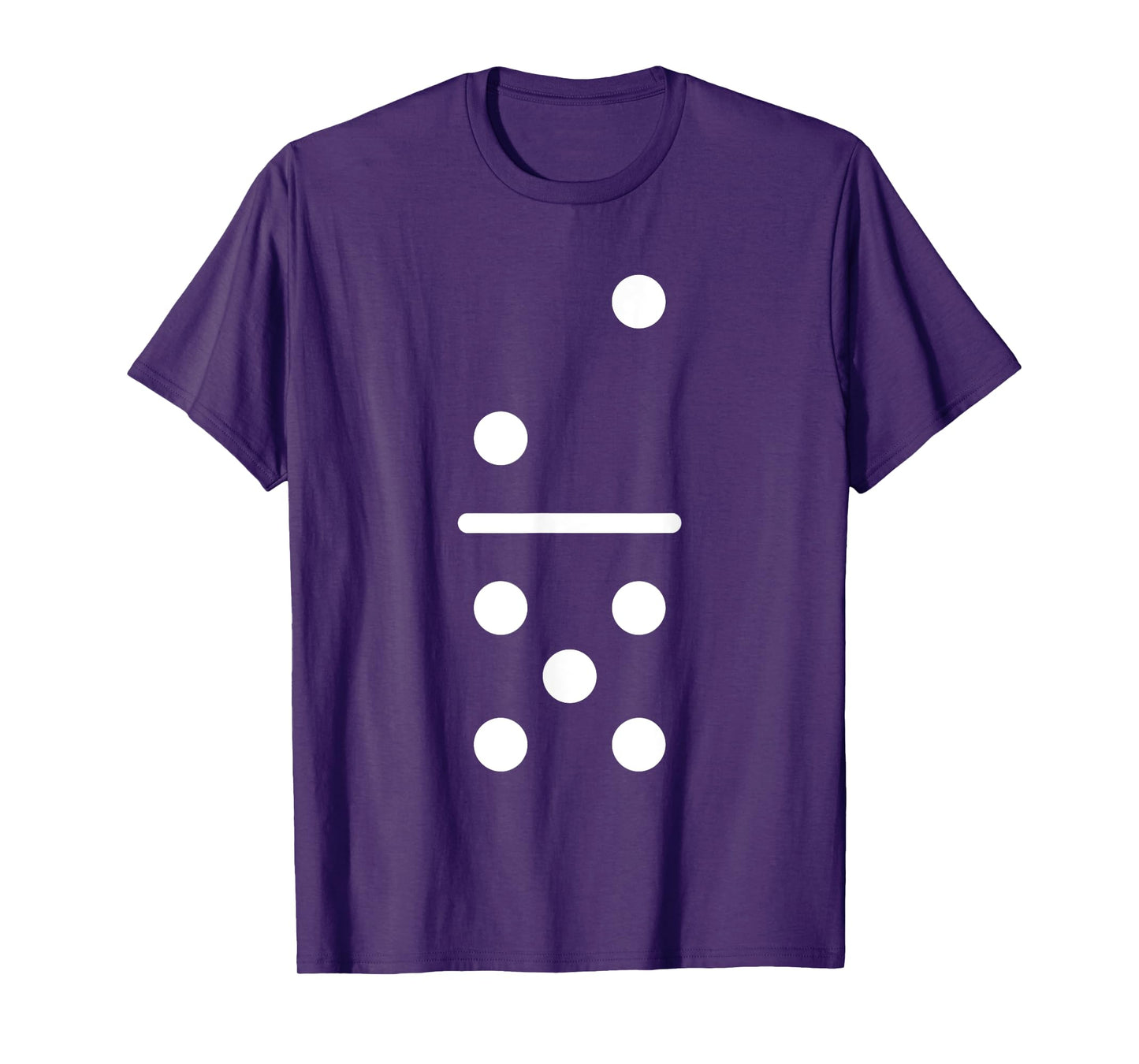 Domino Game 2 5 Dots Matching Halloween Group Costume T-Shirt