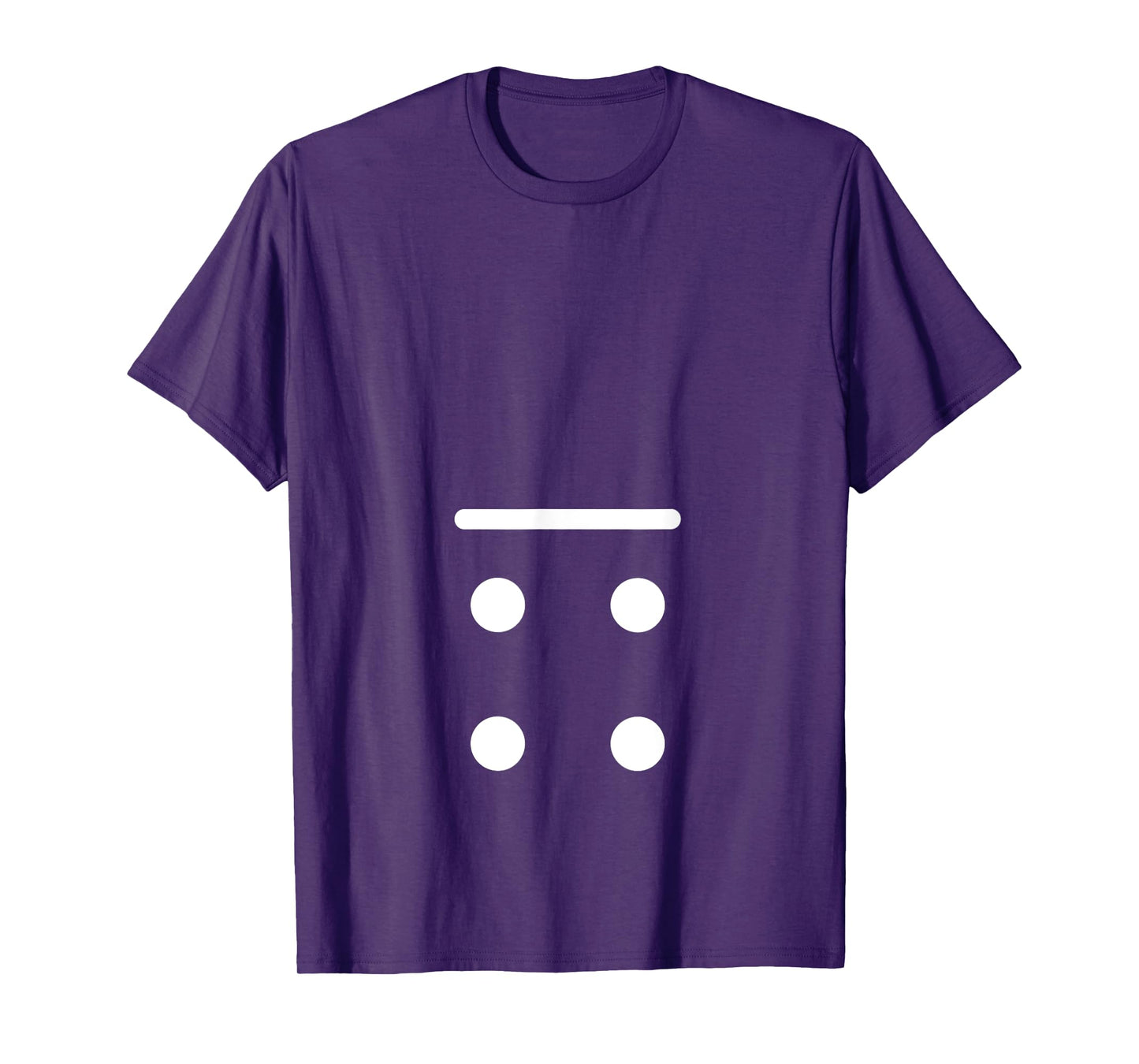 Domino Game 0 4 Dots Matching Halloween Group Costume T-Shirt