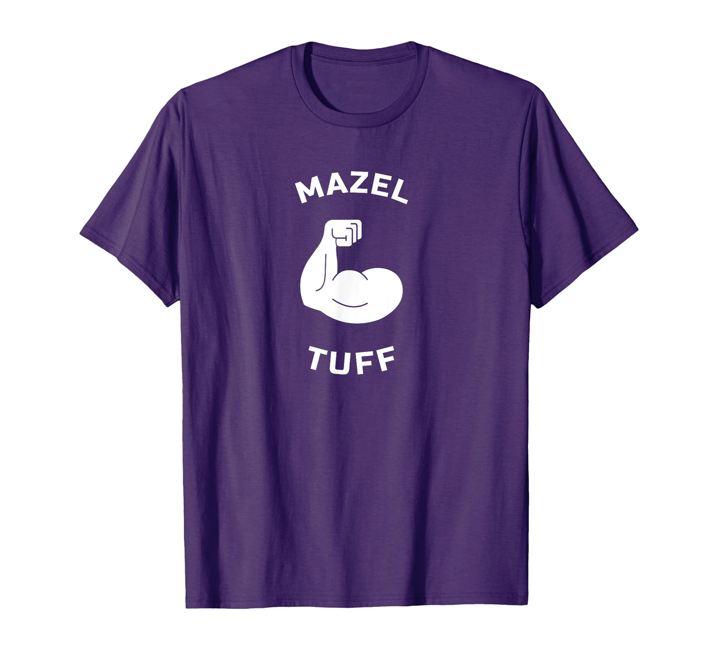 Mazel Tuff Strong Jew Funny Jewish Work Out Gym Hanukkah T-Shirt