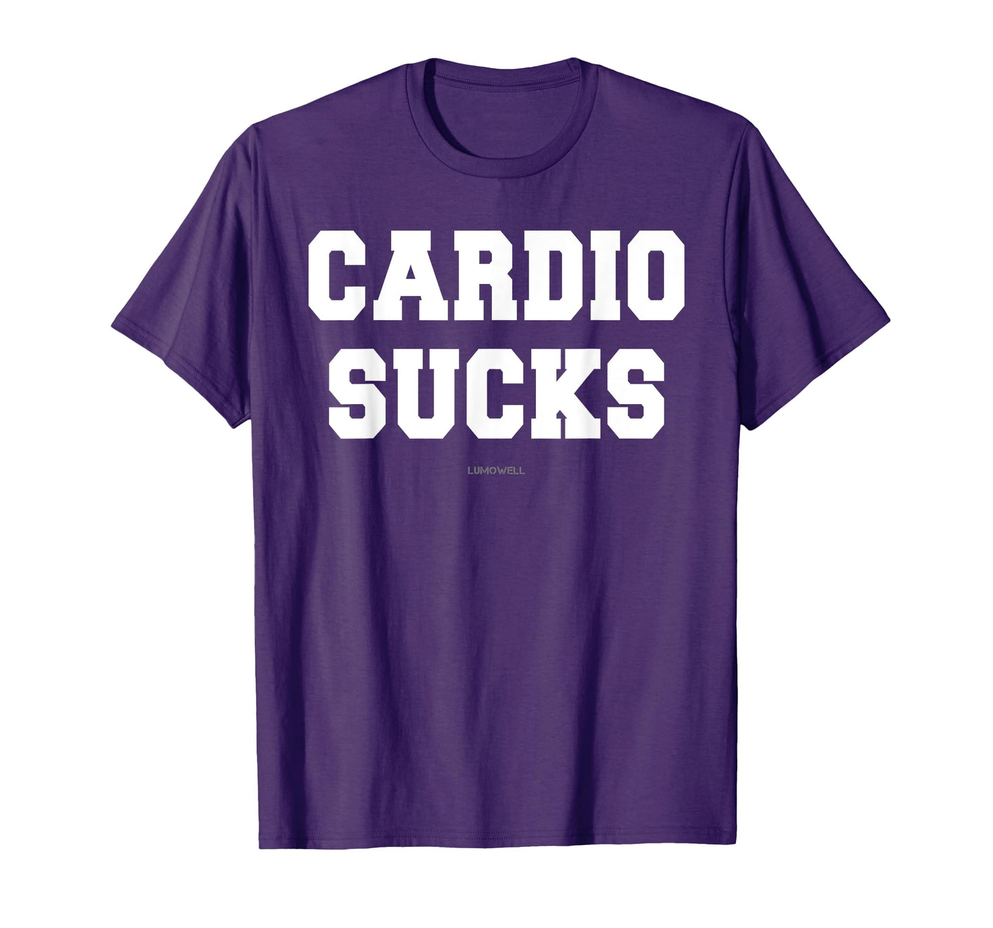 Cardio Sucks T Shirt - Funny Gym Shirts for Men and Women
