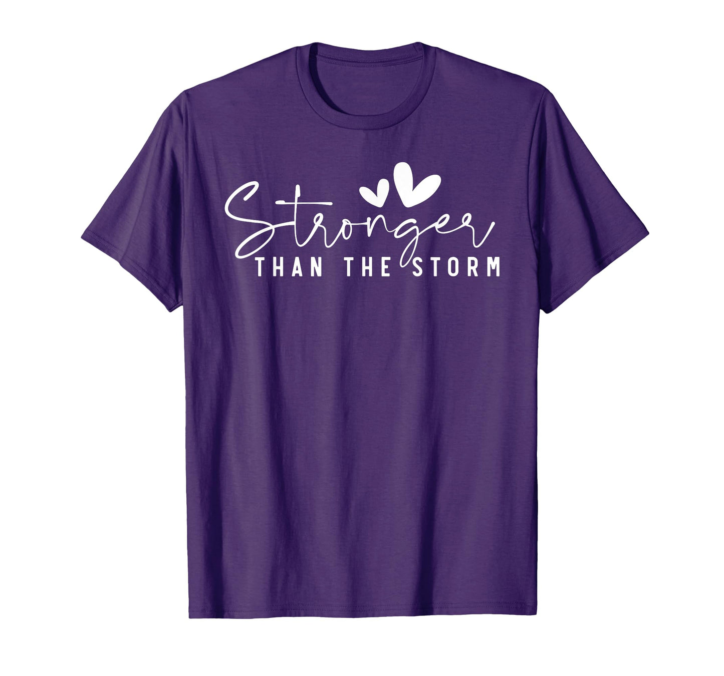 Stronger Than the Storm - Inspirational Faith Strength T-Shirt