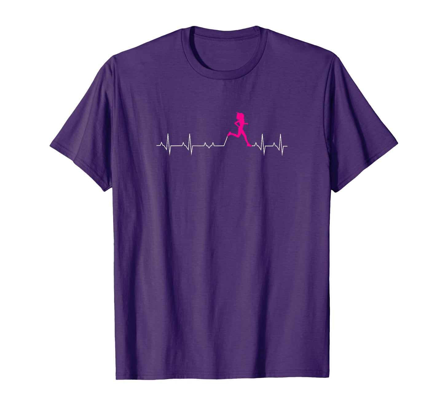 Runners Heartbeat Running Heartbeat Funny T-shirt For Women T-Shirt