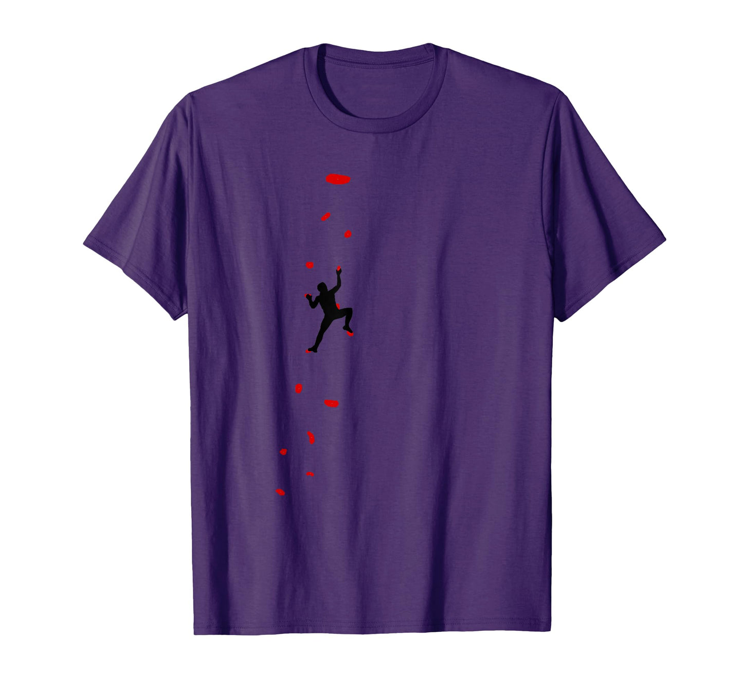 Climbing And Bouldering In The Climbing Gym T-shirt T-Shirt