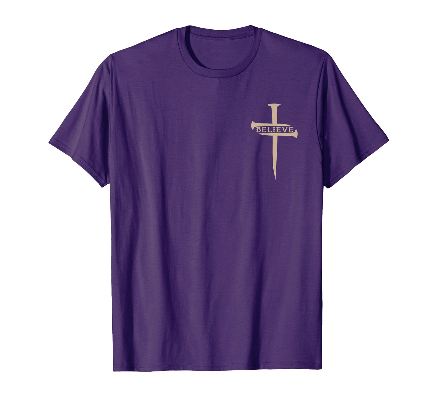 Believe Christian Cross Jesus Christ Christians Men Women T-Shirt