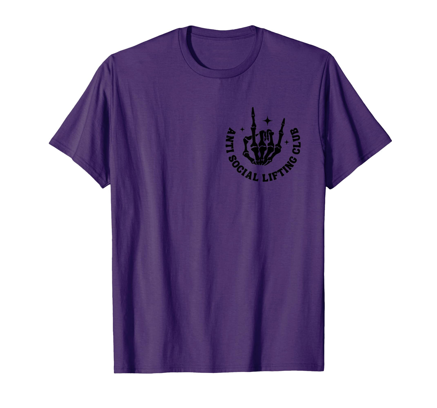 Anti Social Lifting Club Funny Gym Bodybuilder Fitness T-Shirt