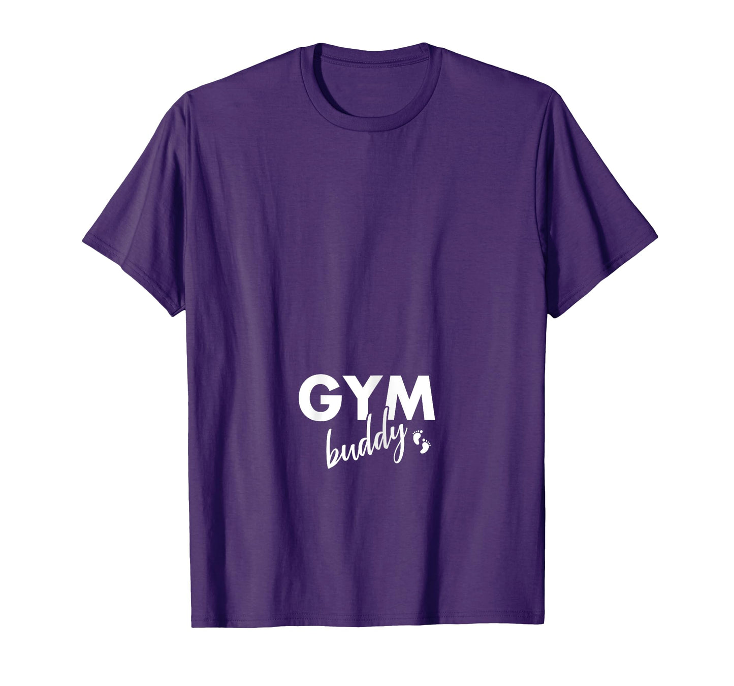 Gym Buddy Funny Pregnancy Workout Gifts For Pregnant Women T-Shirt