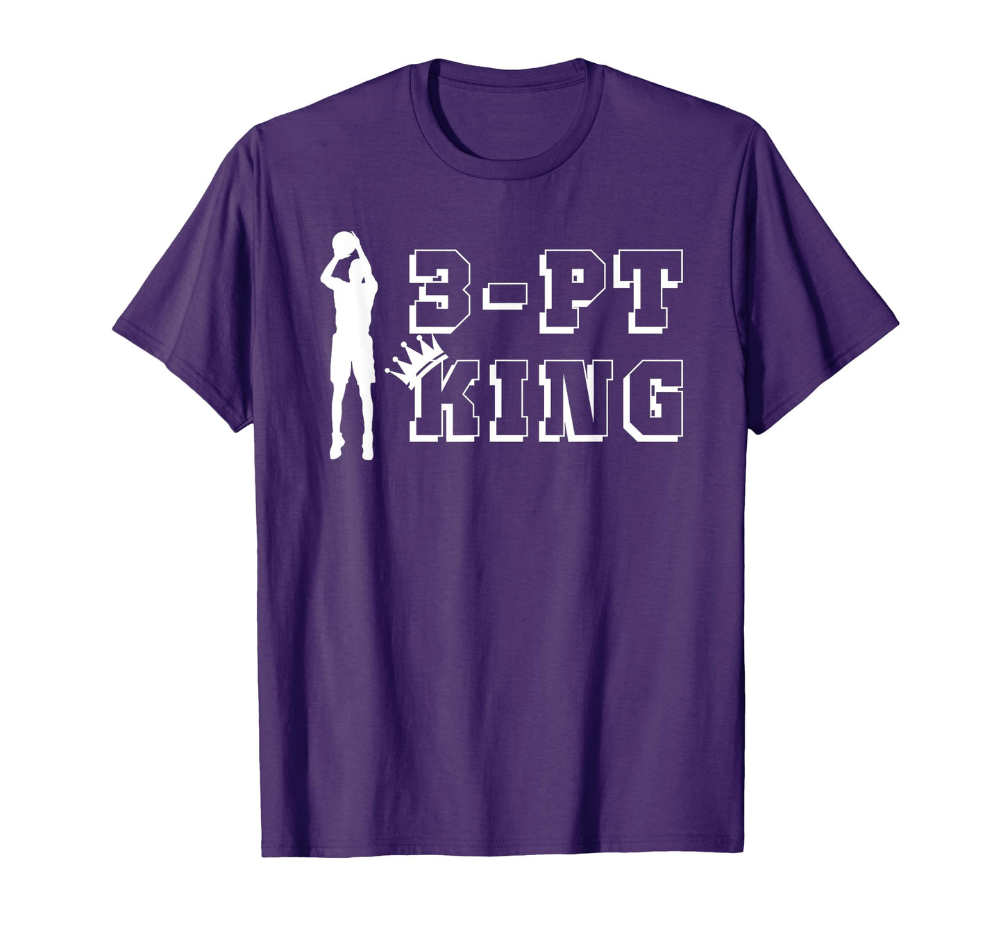 Three-Point King Basketball Shirt T-Shirt