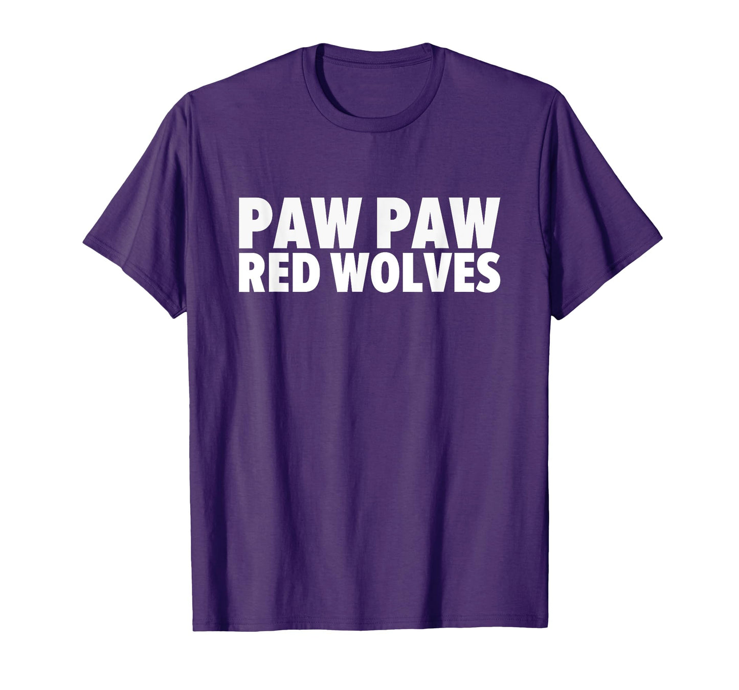 Paw Paw Red Wolves Bold T-Shirt