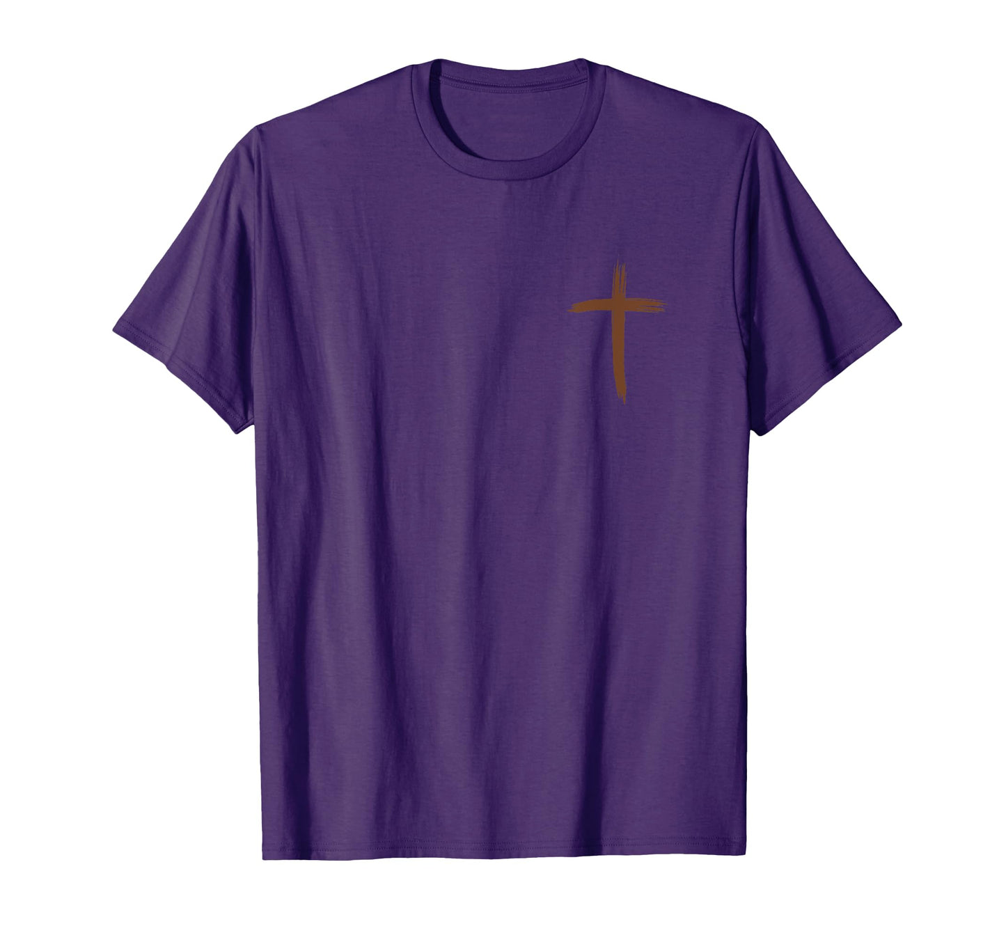 Fife Life Christian Jesus Distressed Cross Faith T-Shirt