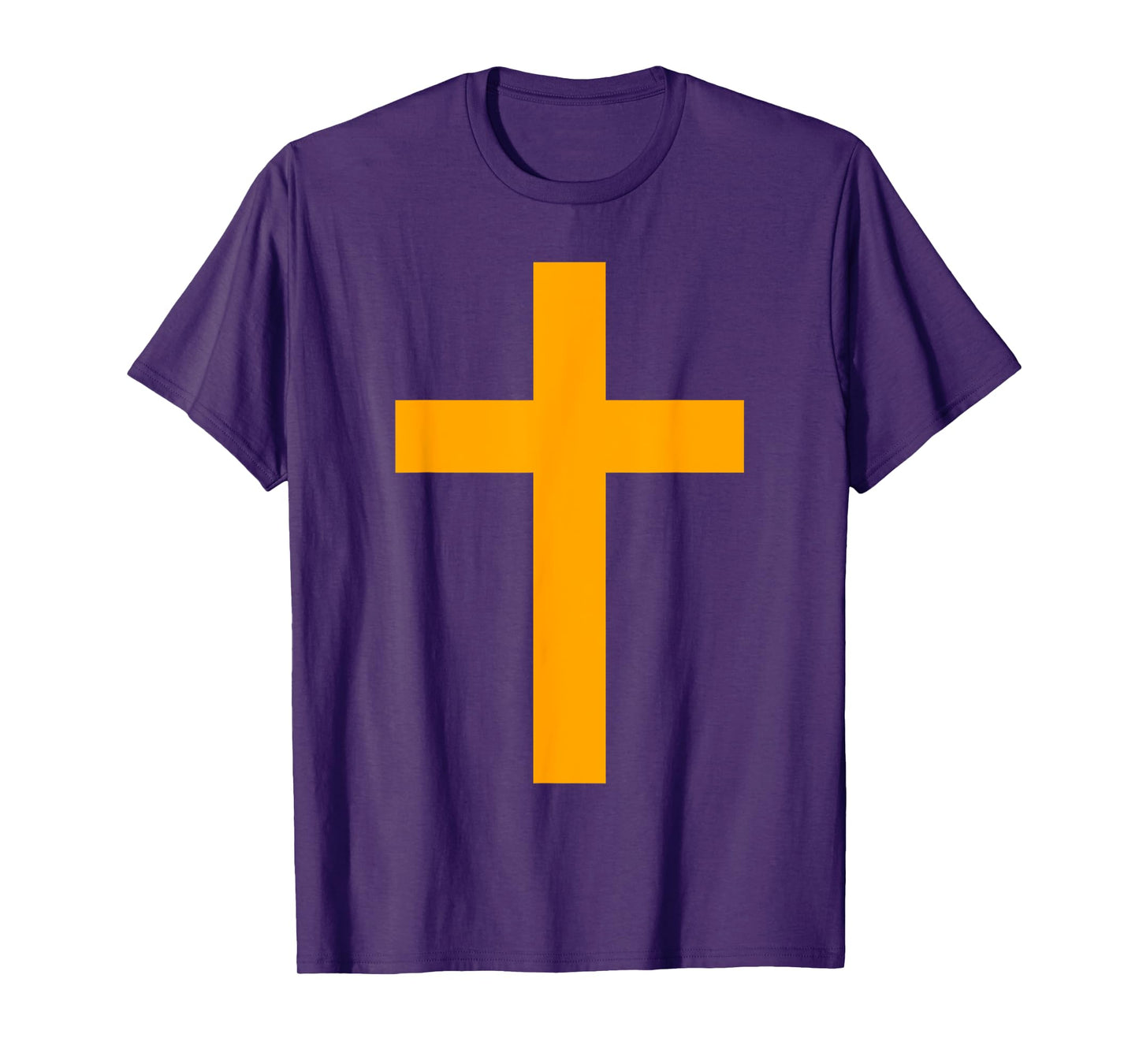 Christian God Jesus Cross Orange T-Shirt