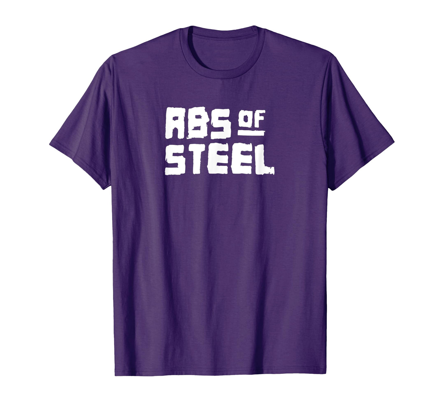 Mens ABS OF STEEL Gym Fitness Workout Bodybuilding Motivate G479 T-Shirt