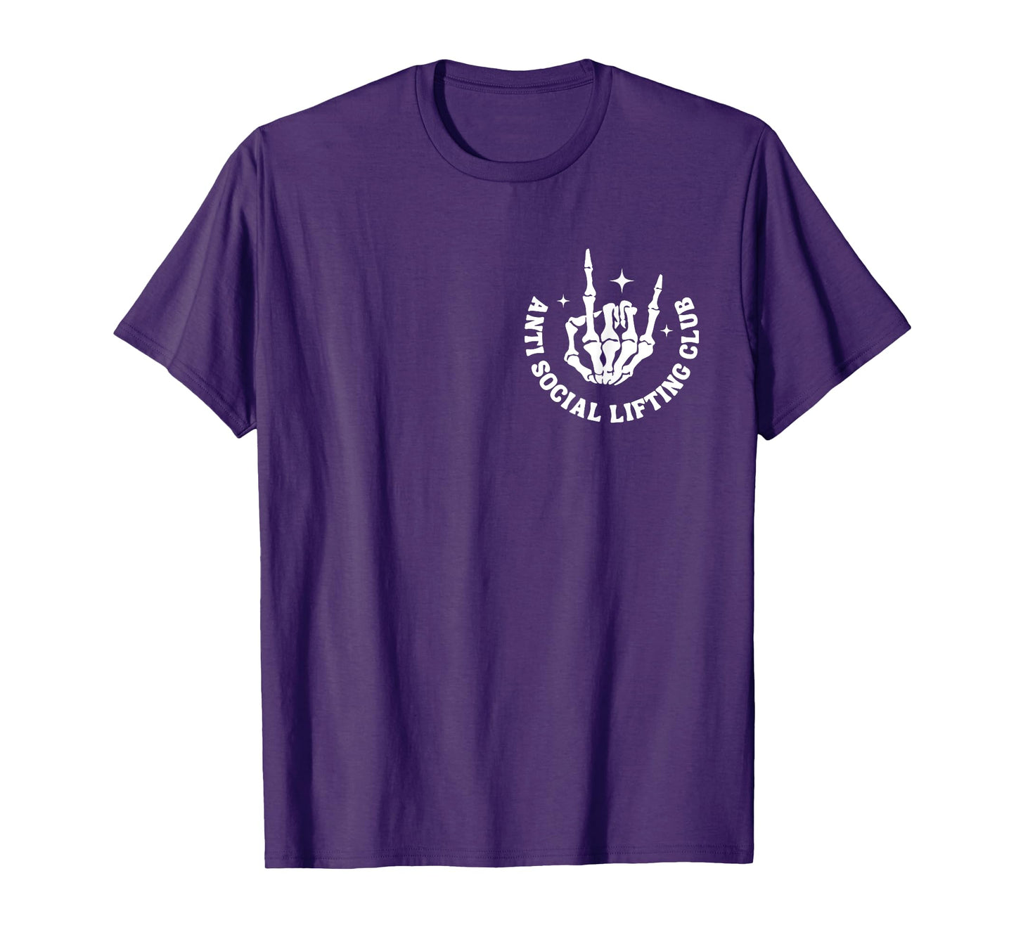 Anti Social Lifting Club Funny Gym Bodybuilder Fitness T-Shirt
