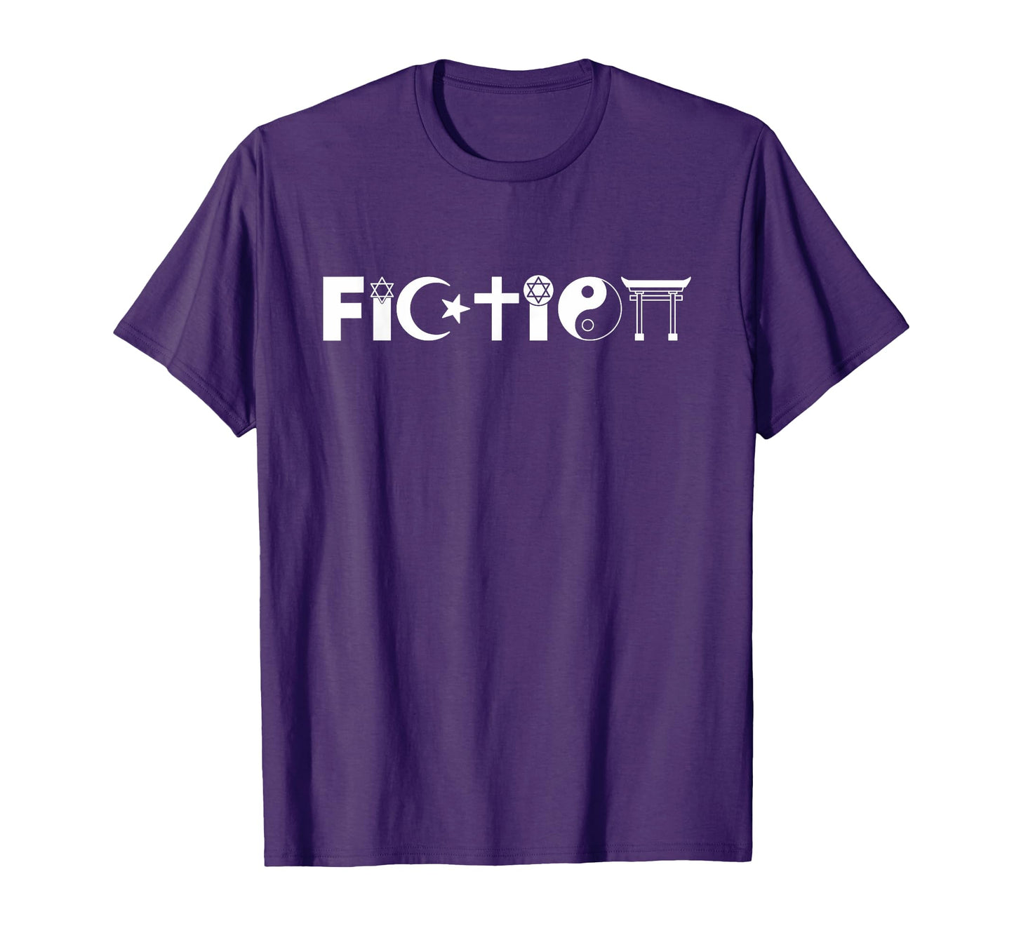 Fiction Antichrist Symbol Agnosticism Anti Religion Atheist T-Shirt