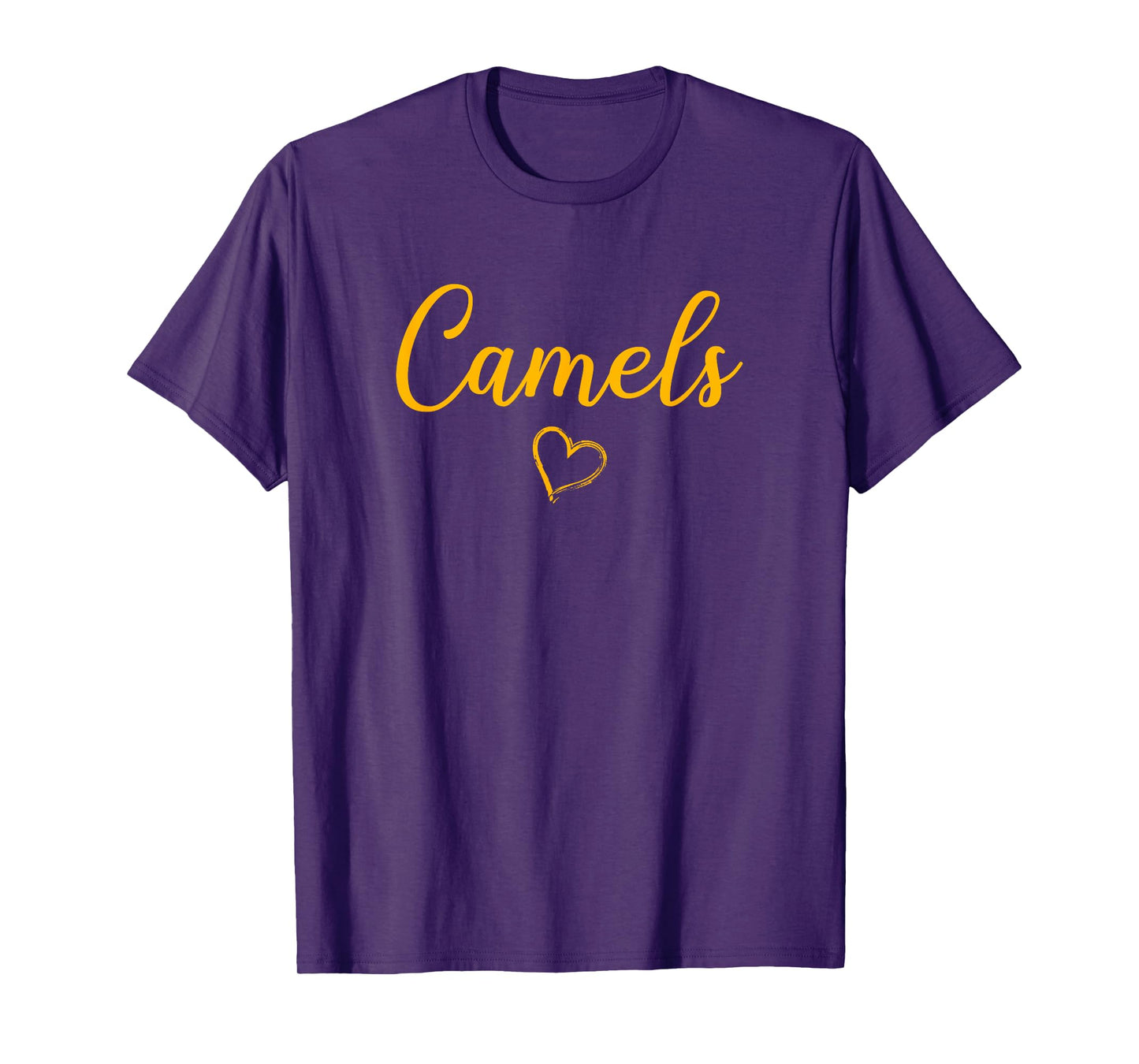 Campbell County Camels Above Small Heart T-Shirt