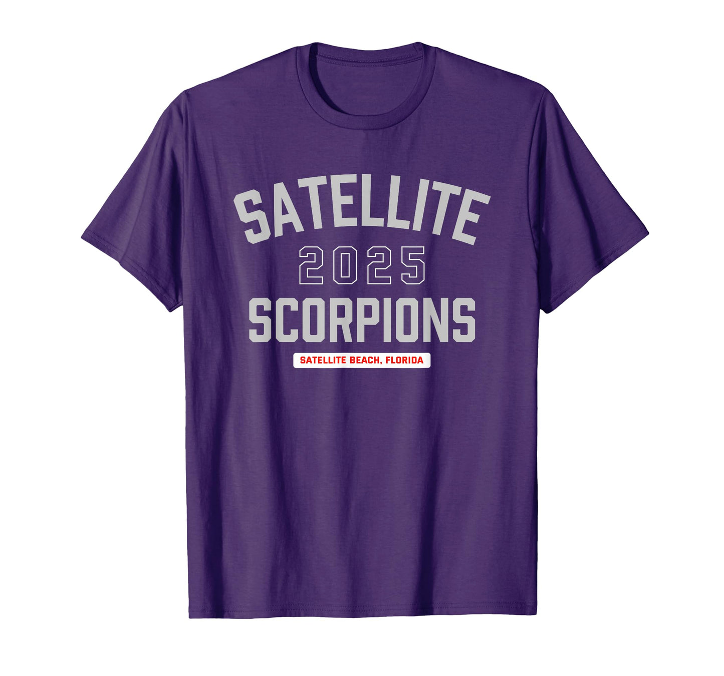 Satellite Scorpions Satellite Beach, Florida 2025 T-Shirt