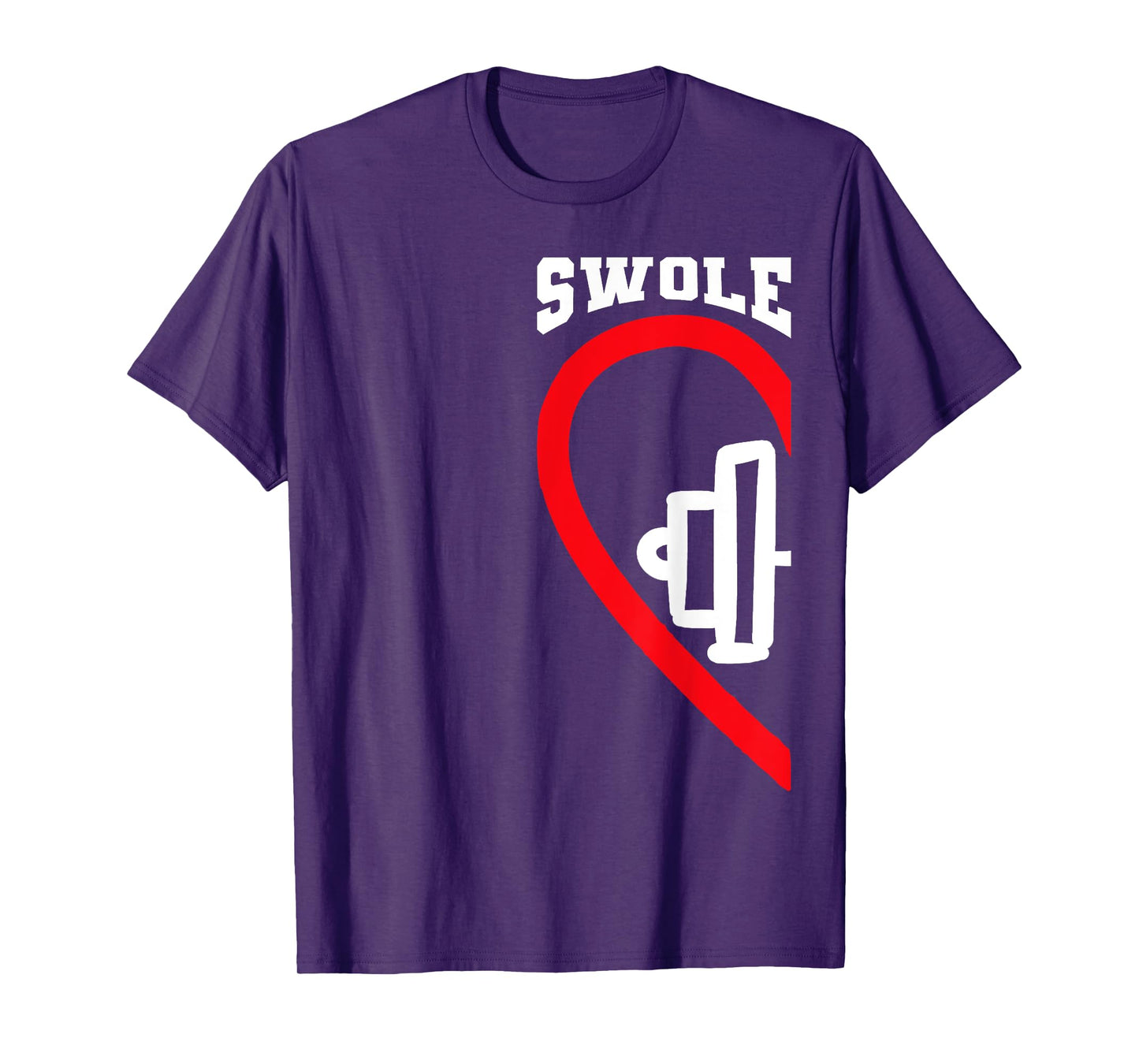 Swole Mates Cute Workout Matching Couples Valentine Day Gym T-Shirt
