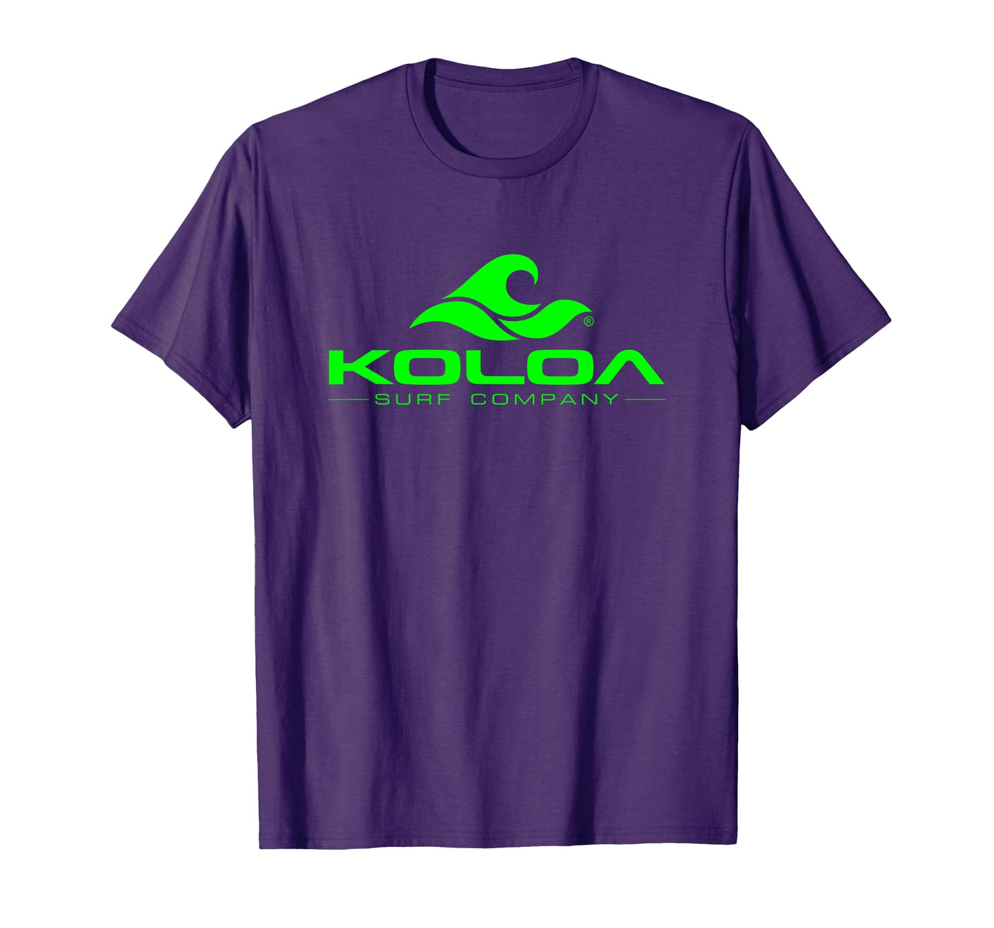 Koloa Surf Classic Green Wave Logo Graphic T-Shirt