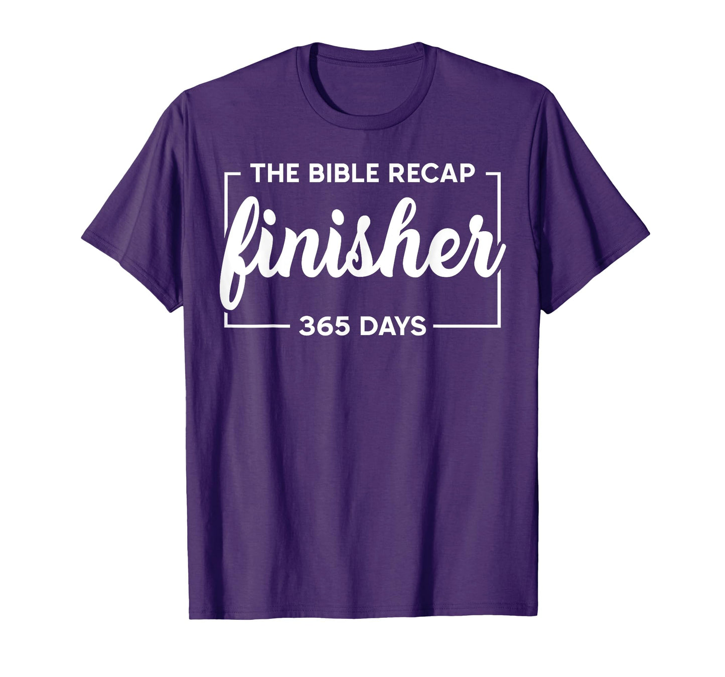 The Bible Recap Finisher 365 Days Shirt For Kids Boys Girls T-Shirt
