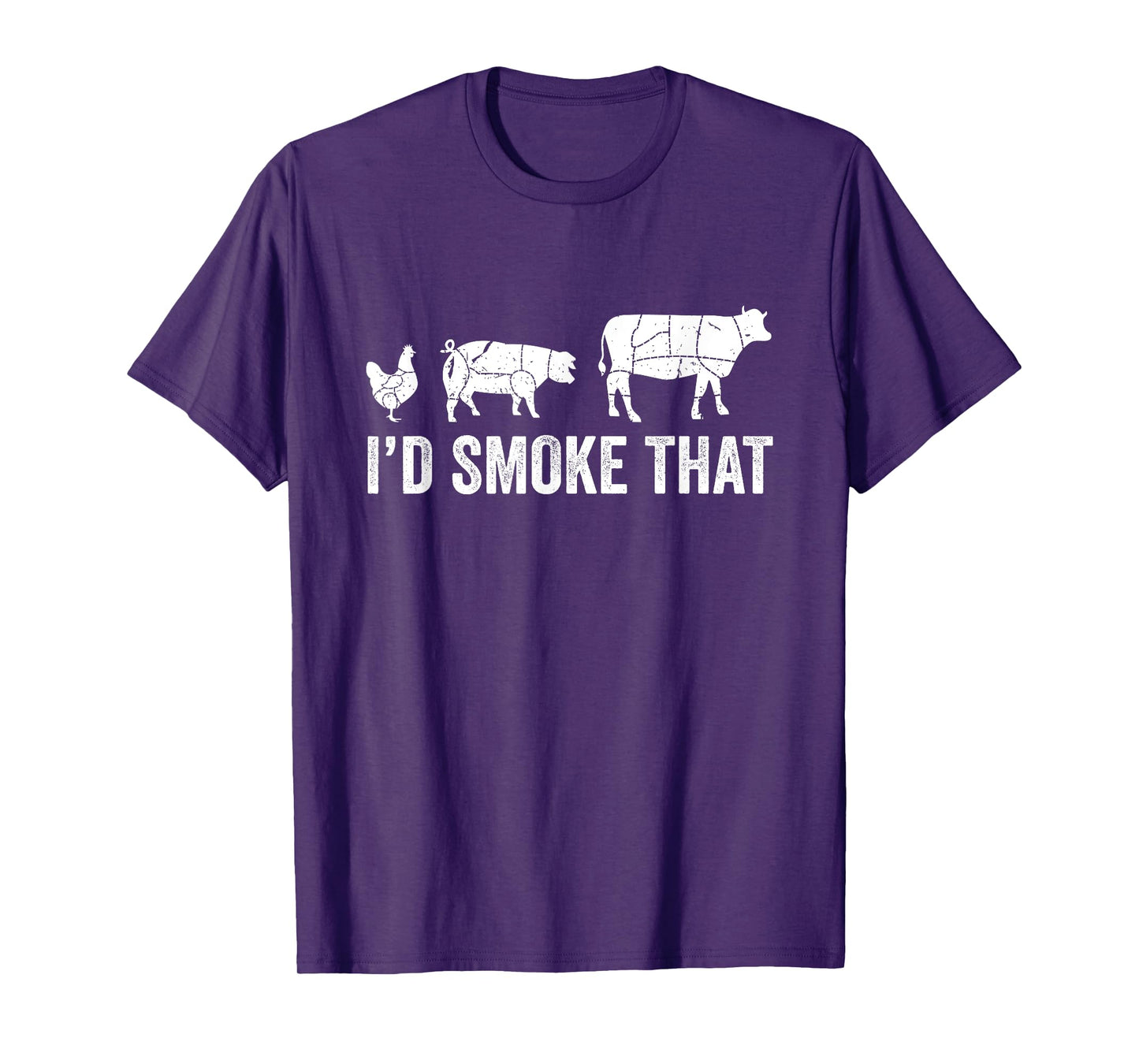 I'd Smoke That Fun BBQ Smoker Chef T-Shirt