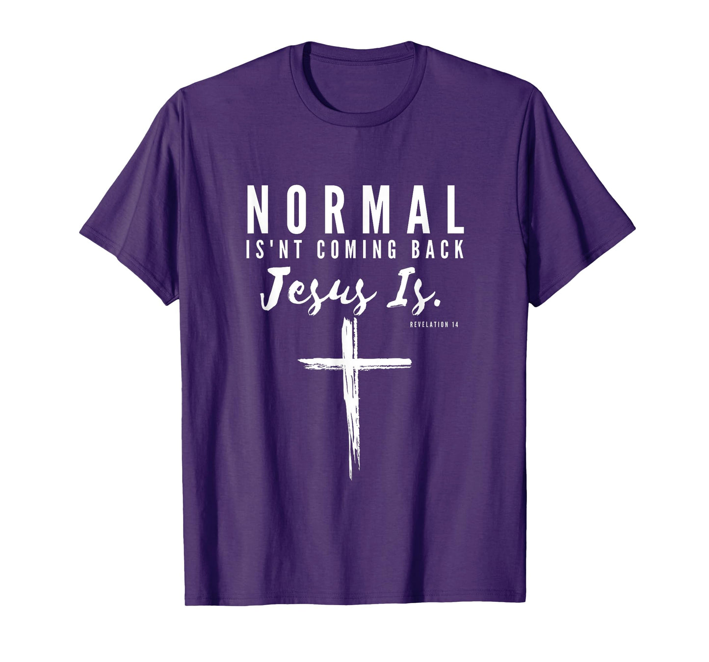 Normal Isn't Coming Back Jesus Is Insipirational Motivation T-Shirt